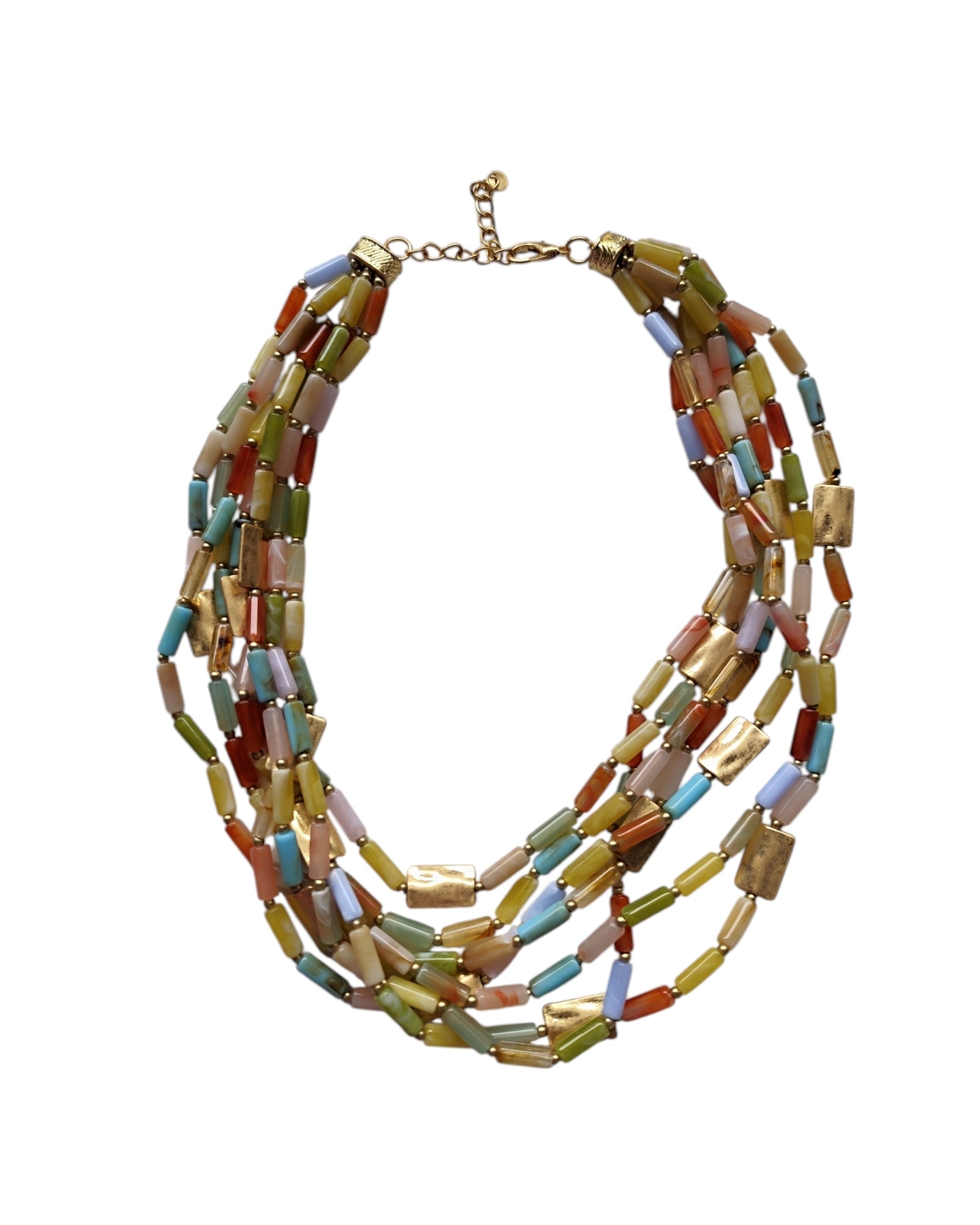 Colar Maxi Multicolor Elegance