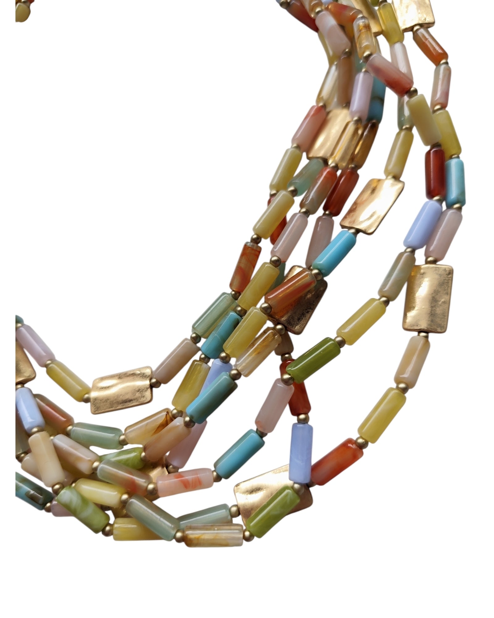 Colar Maxi Multicolor Elegance