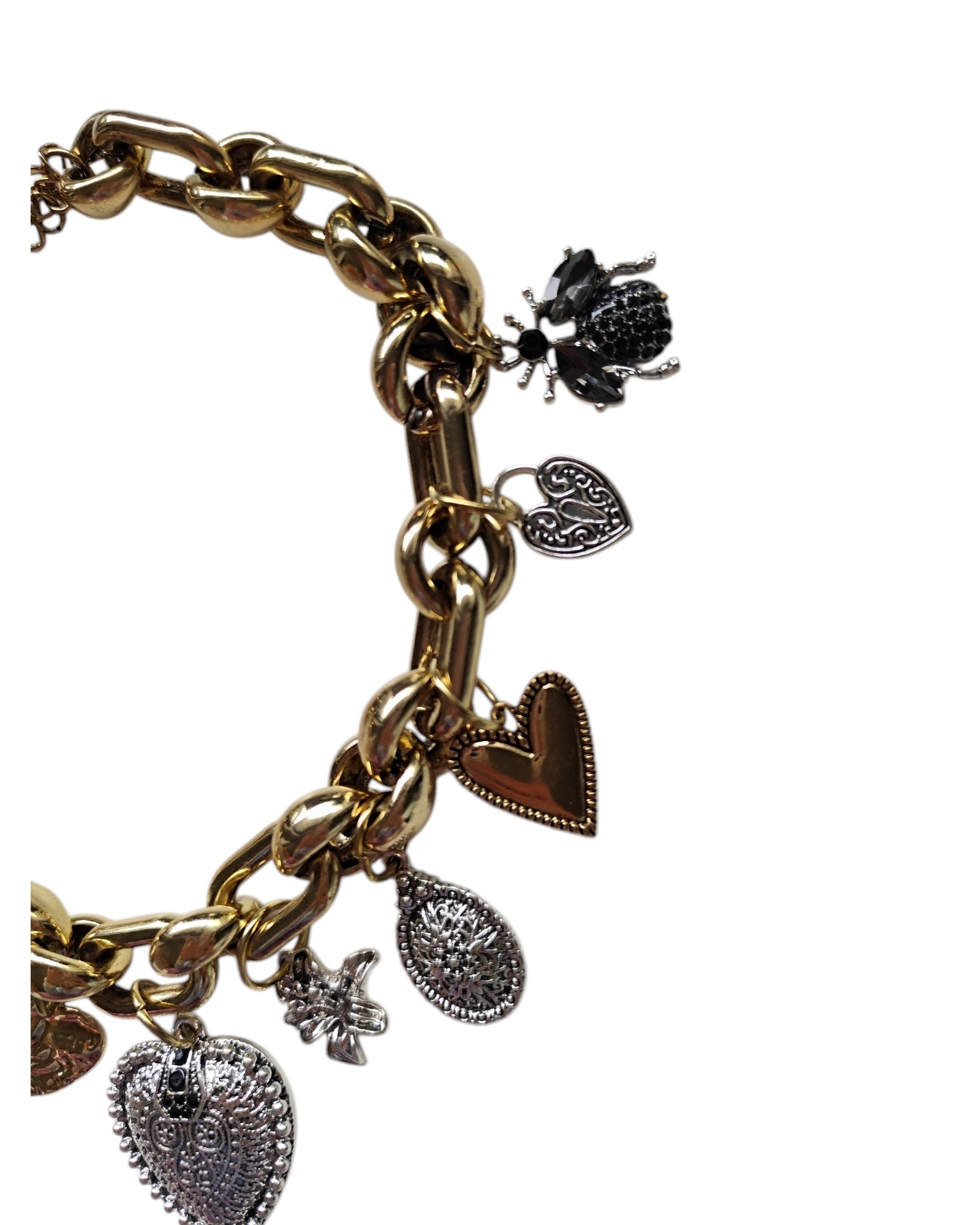 Colar Charms Dourado