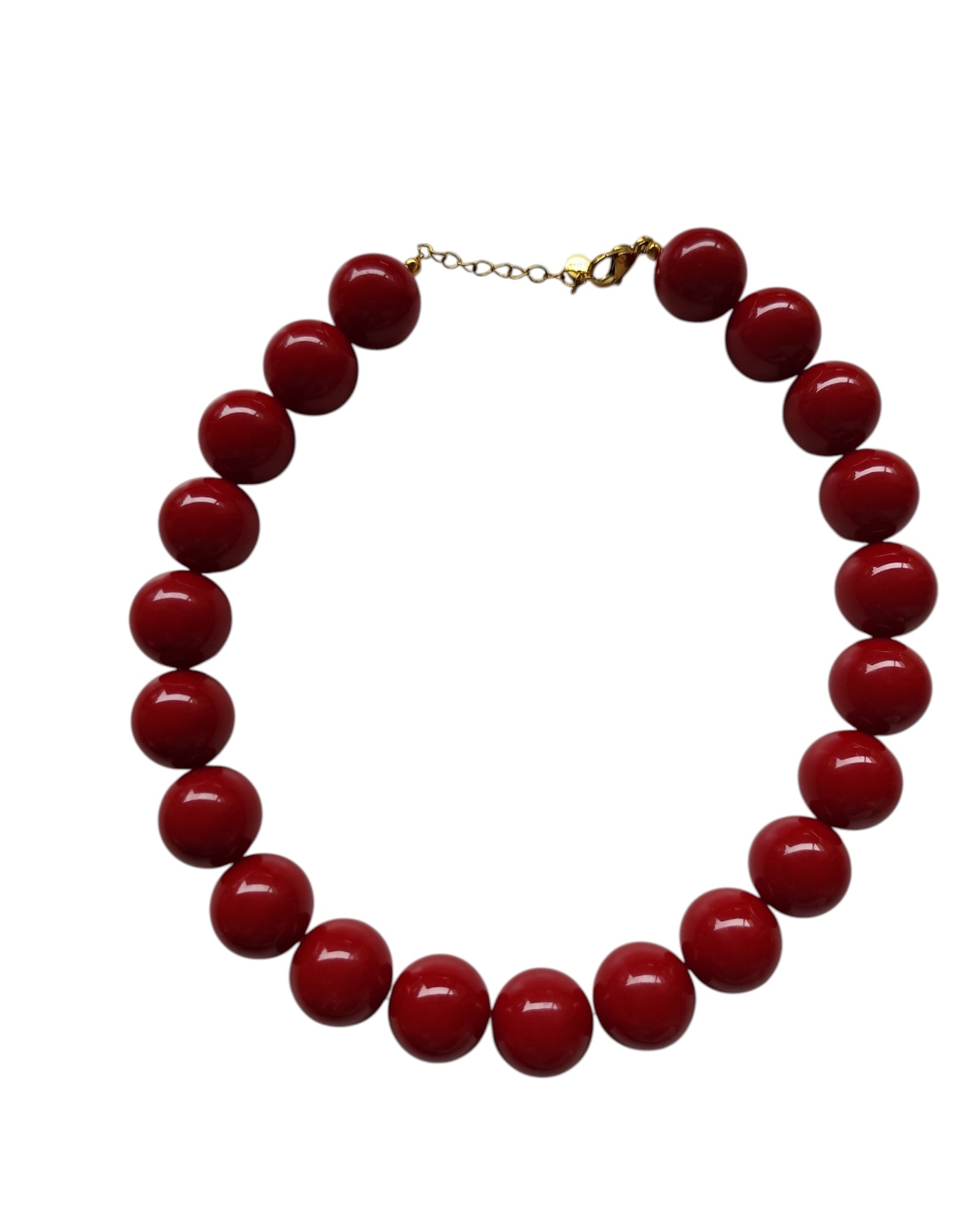 Colar Bordeaux Minimal