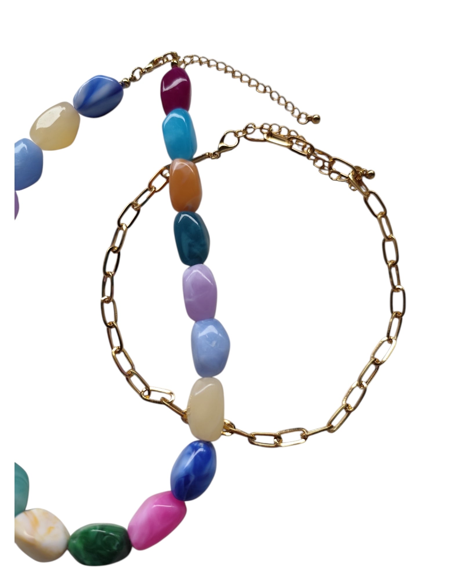 Colar Duplo Colorido