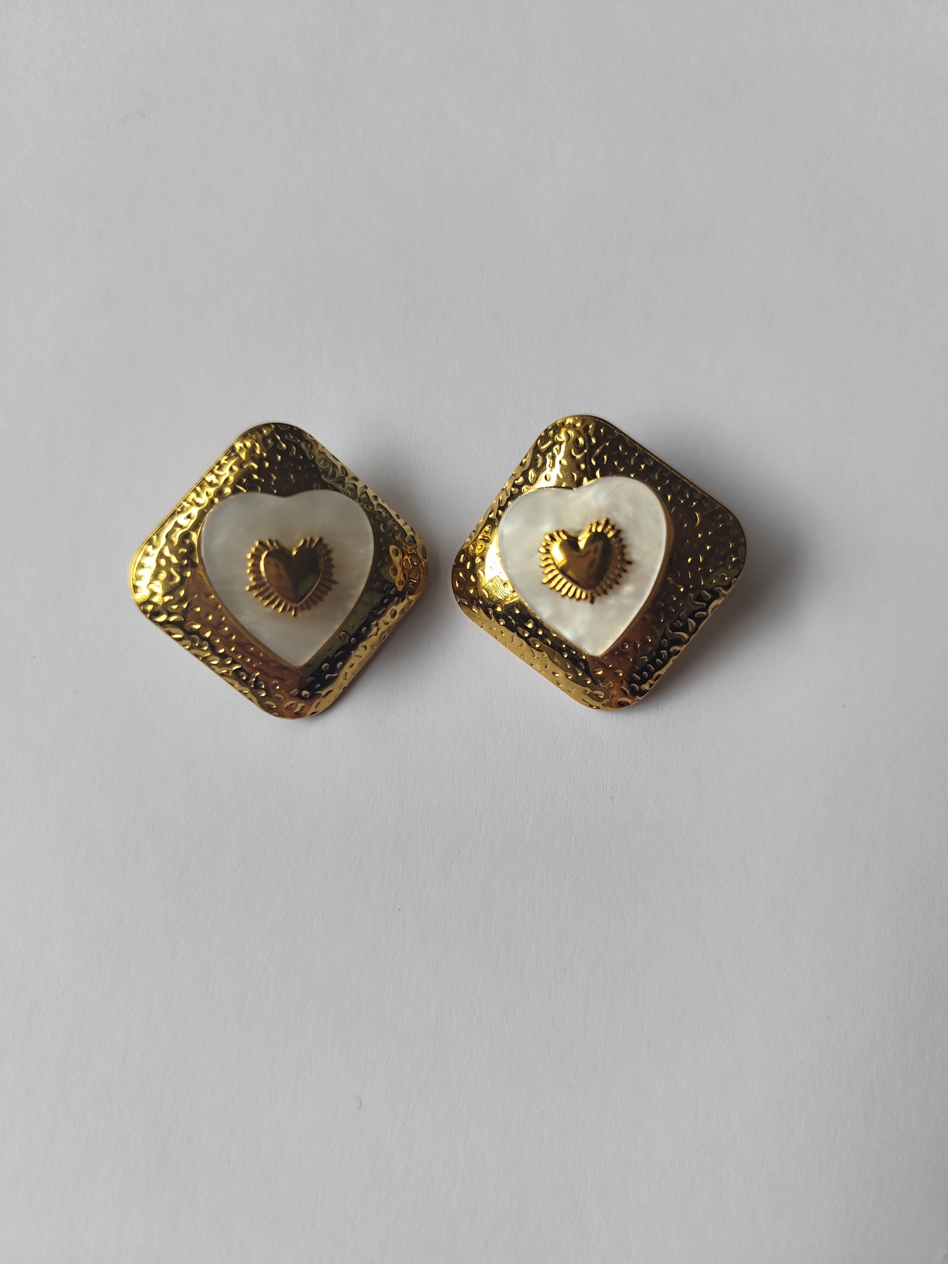 Brincos Milagrito Square – Pérola