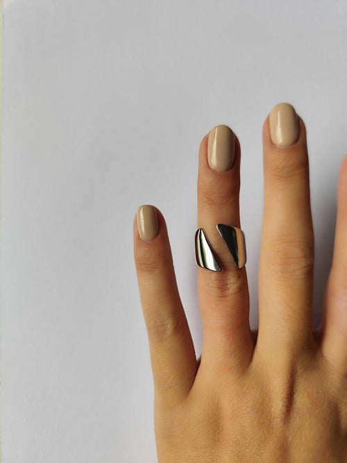 Anel Encontro Prateado