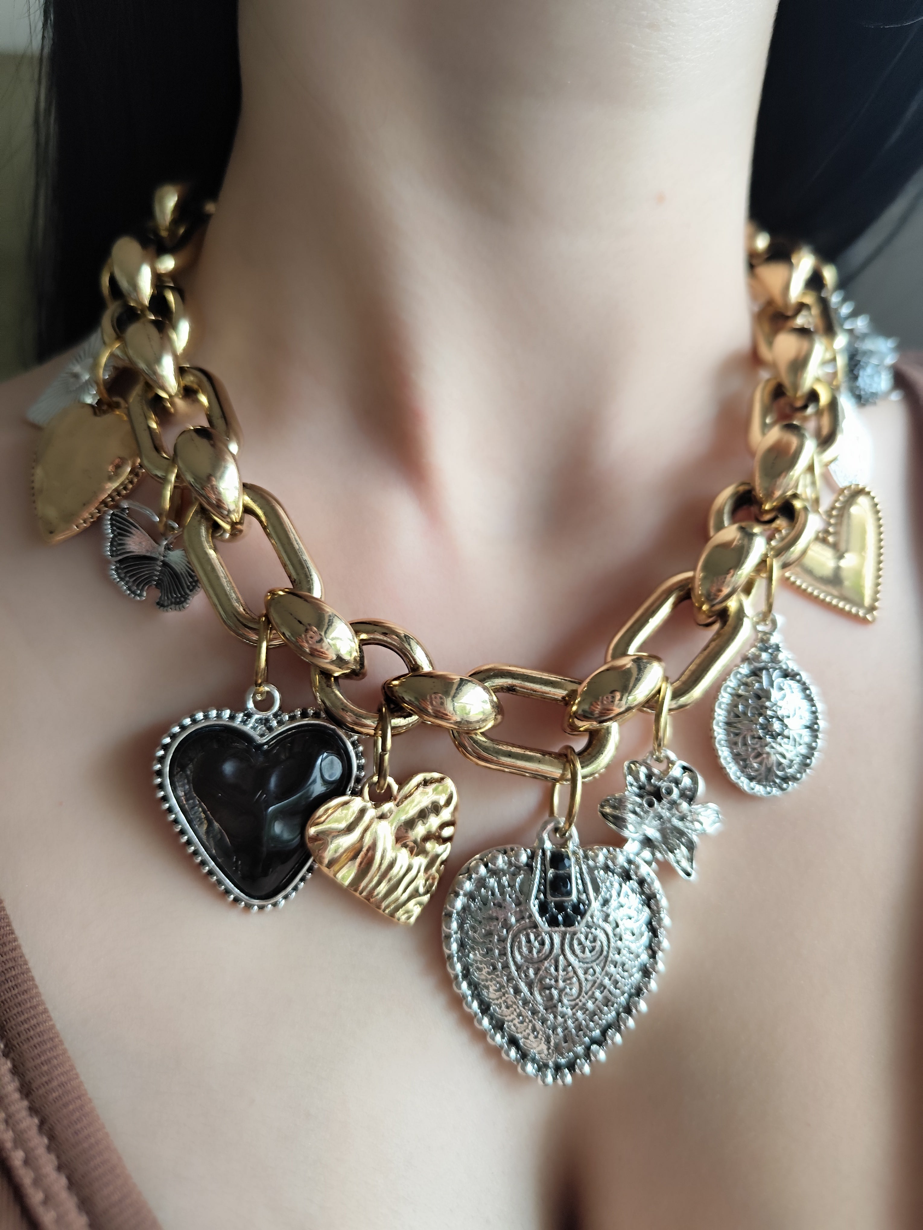 Colar Charms Dourado