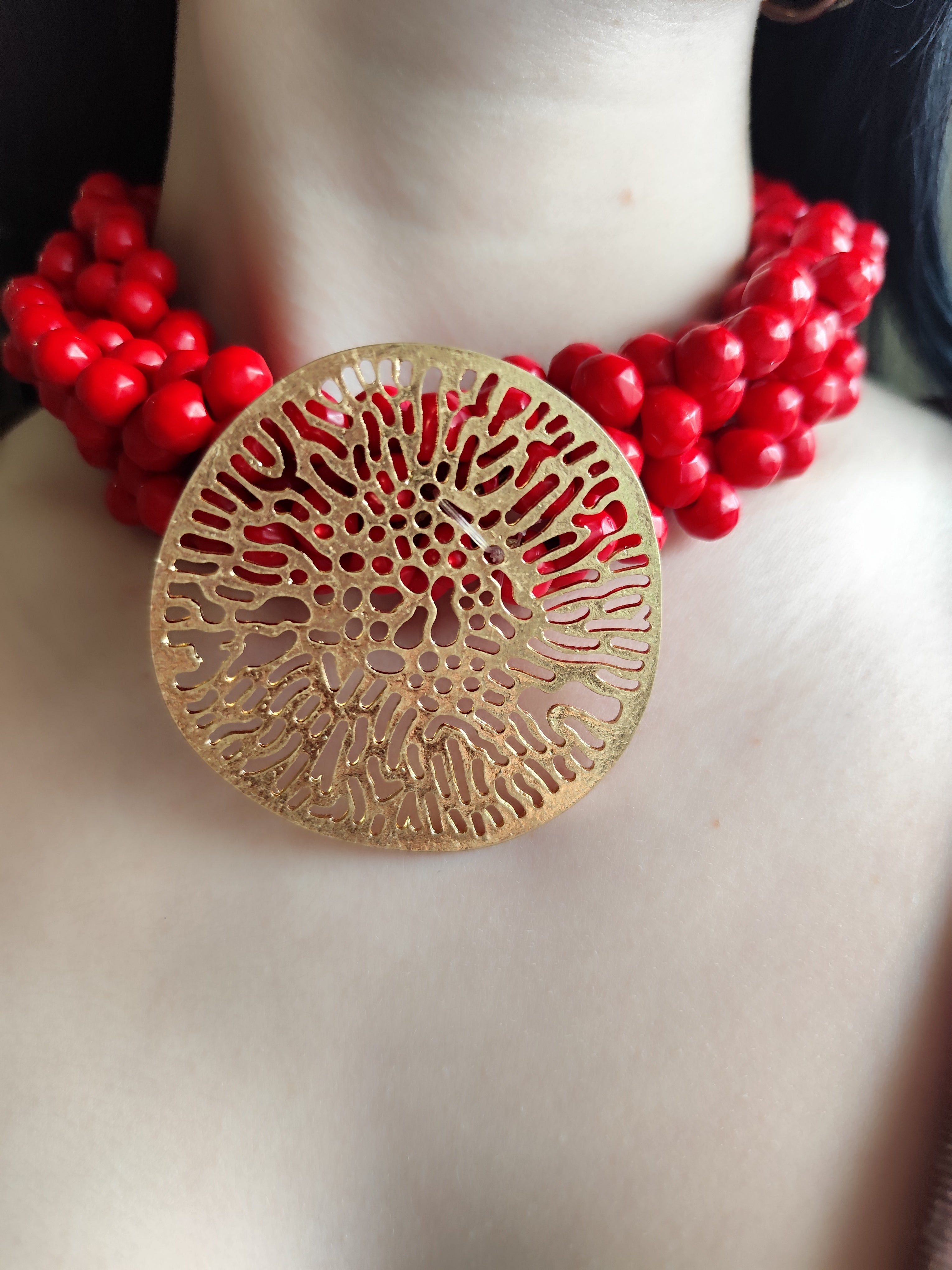 Colar Encanto Vermelho