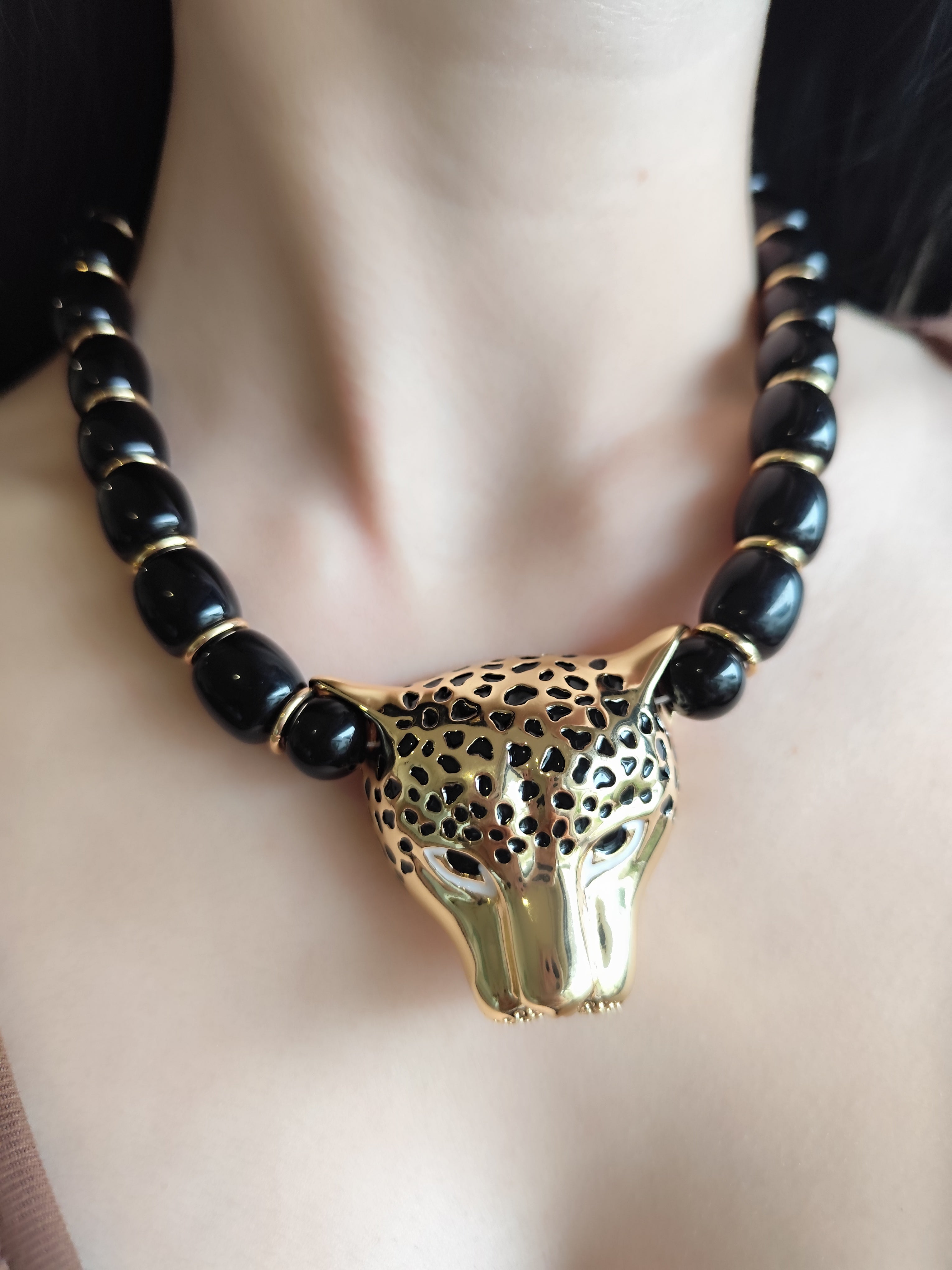 Colar Pantera Noir