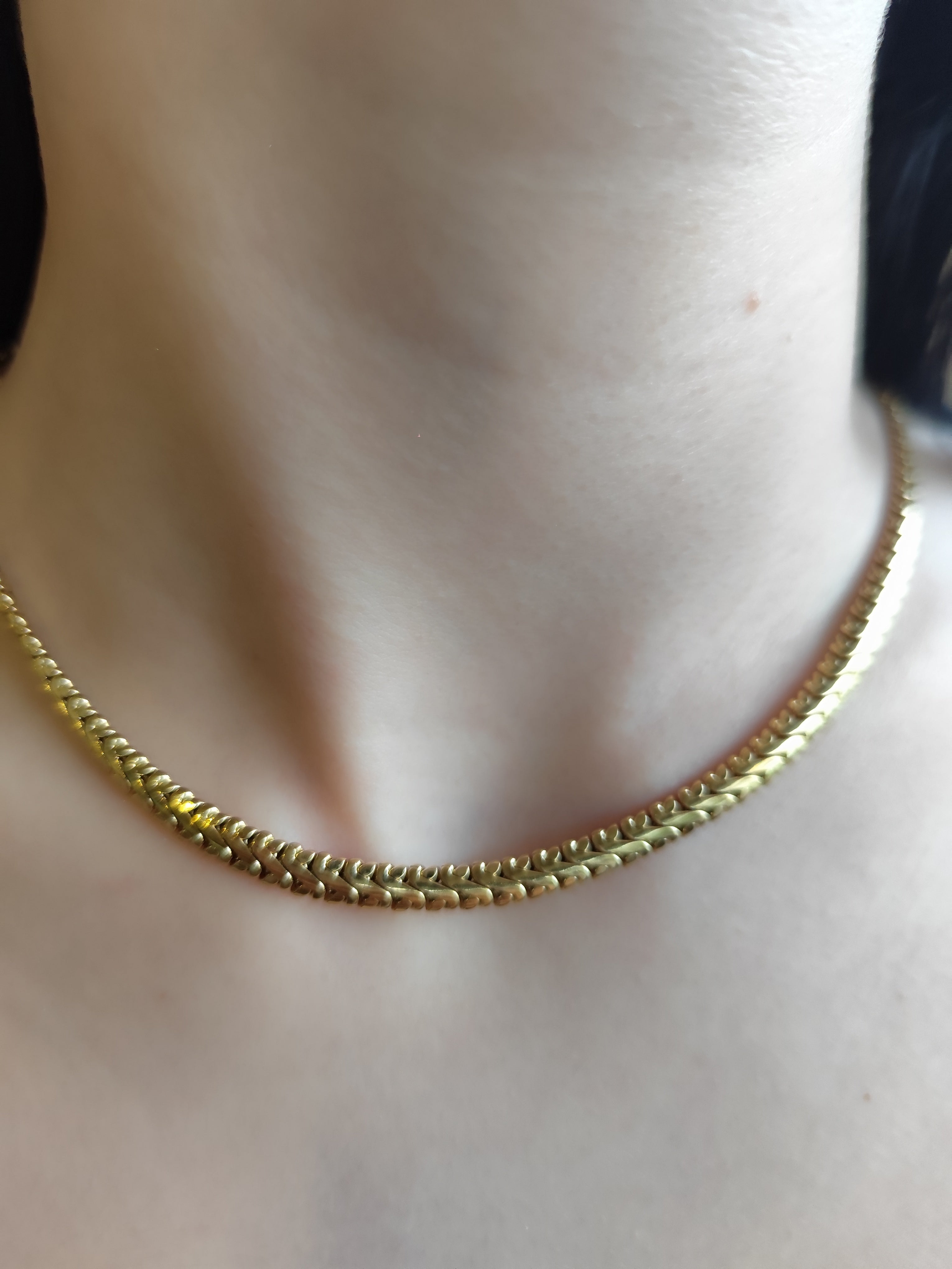 Colar Espiga Dourado