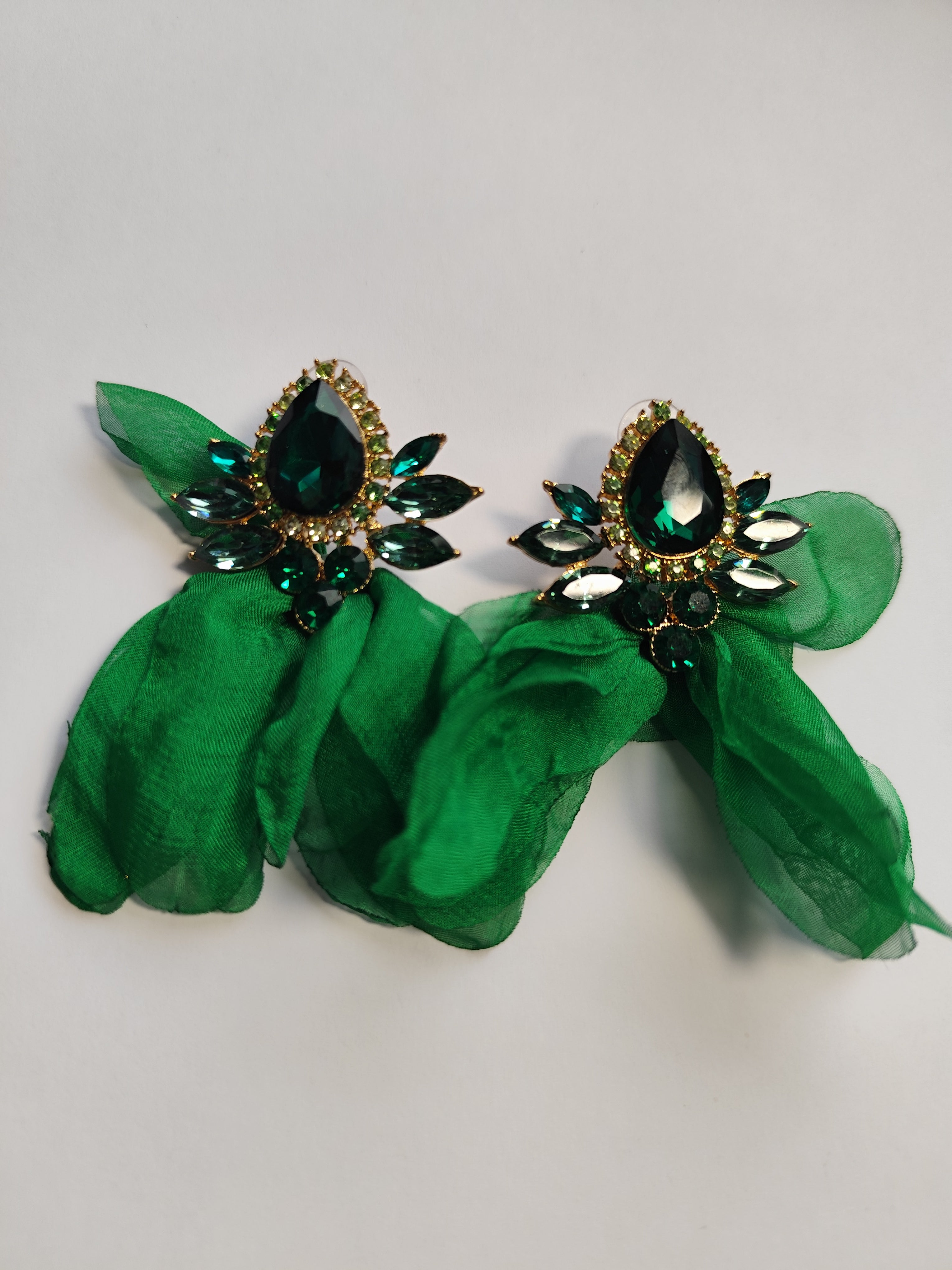 Brincos Esmeralda Real