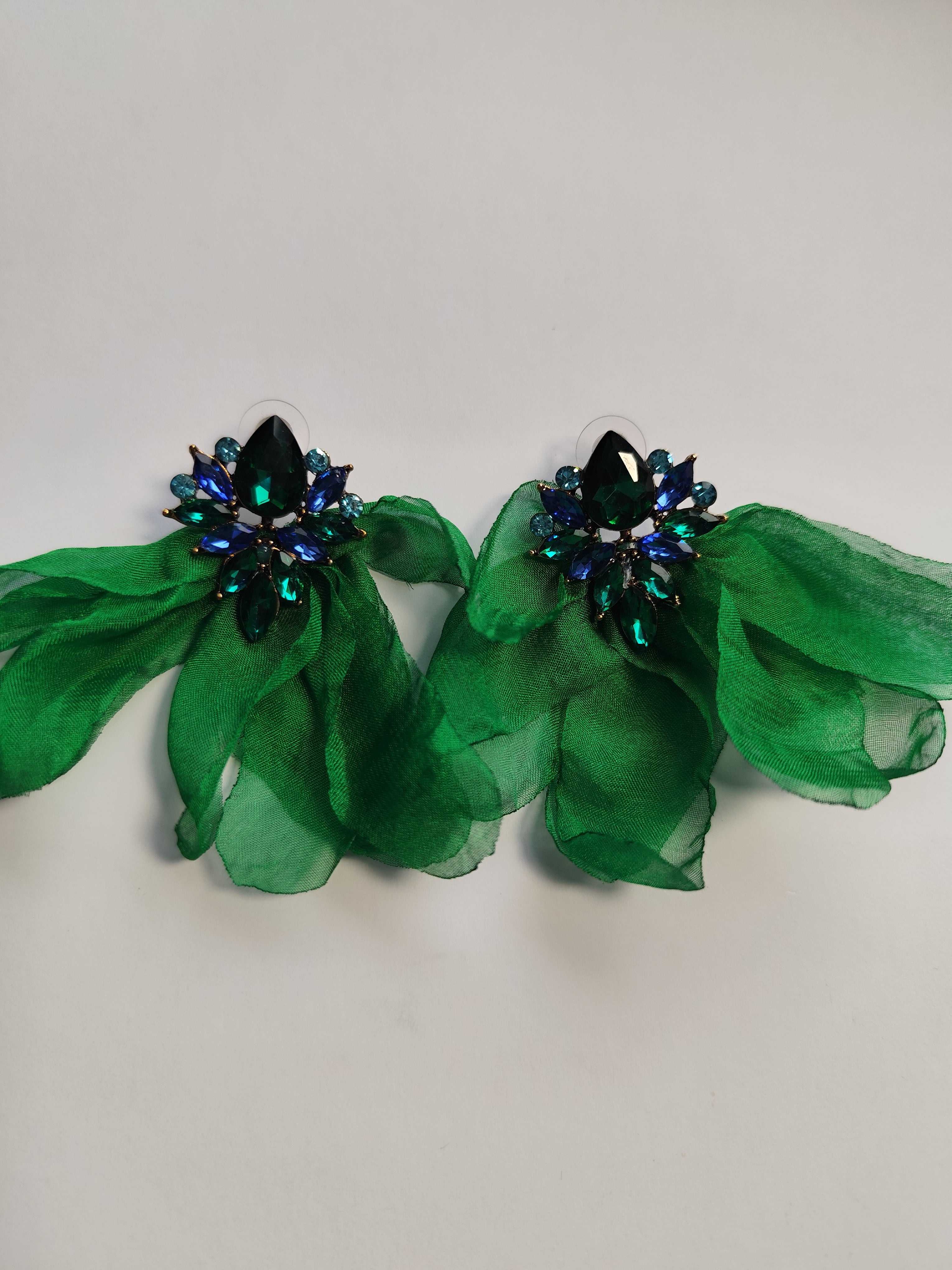 Brincos Esmeralda Jardim