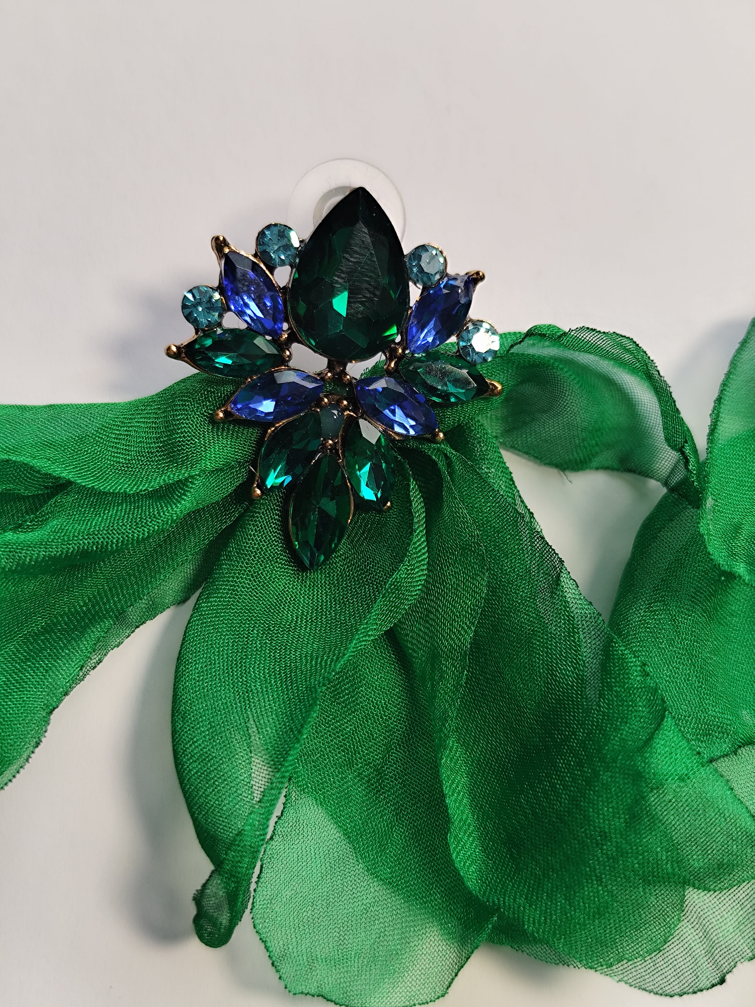 Brincos Esmeralda Jardim