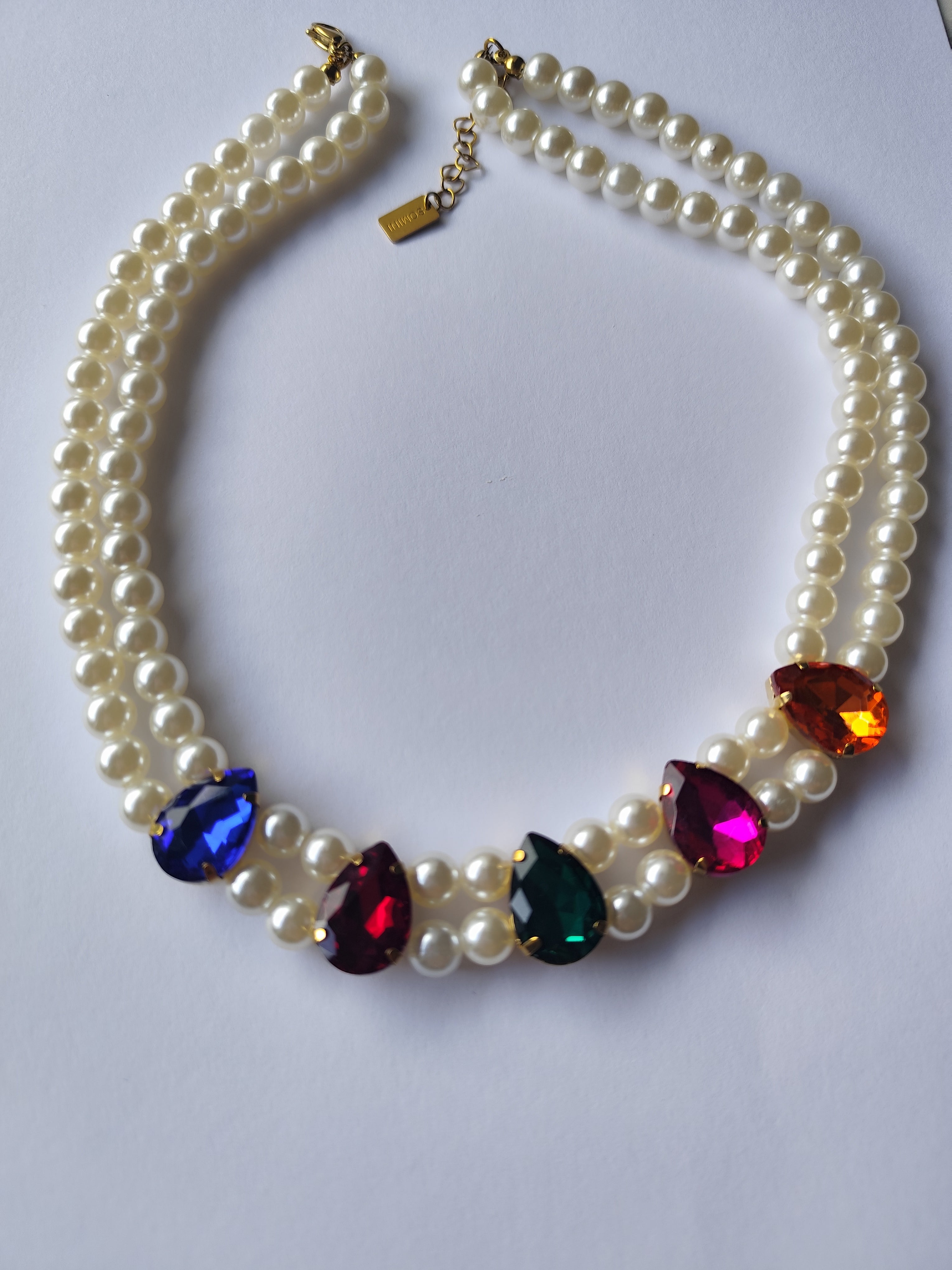 Colar Pérolas Rainbow