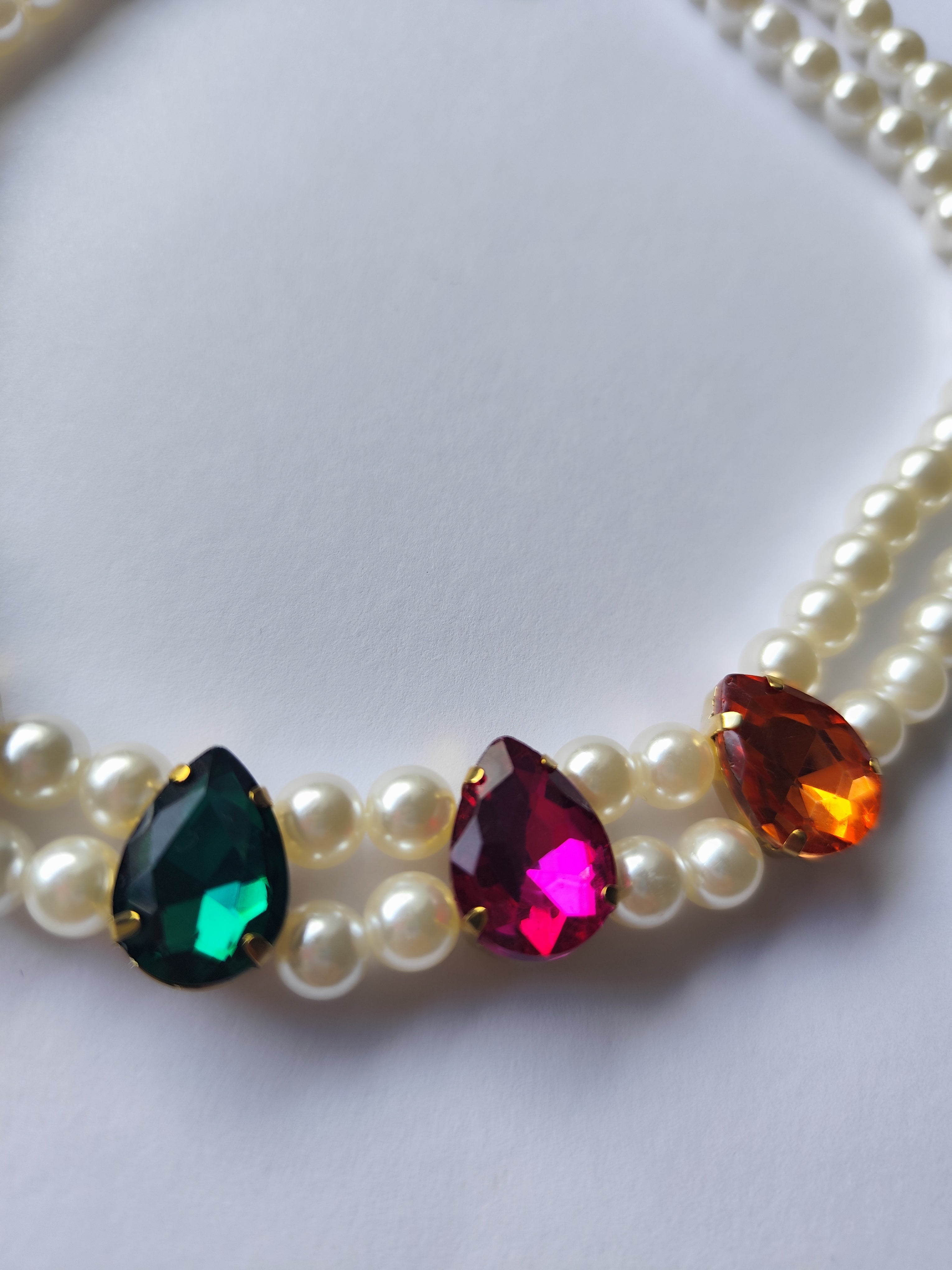 Colar Pérolas Rainbow