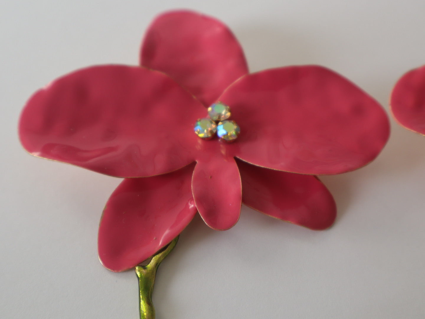 Brincos Orquídea Rubi