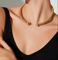 Colar Dourado Elegance