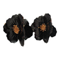 Brincos Flor Noir