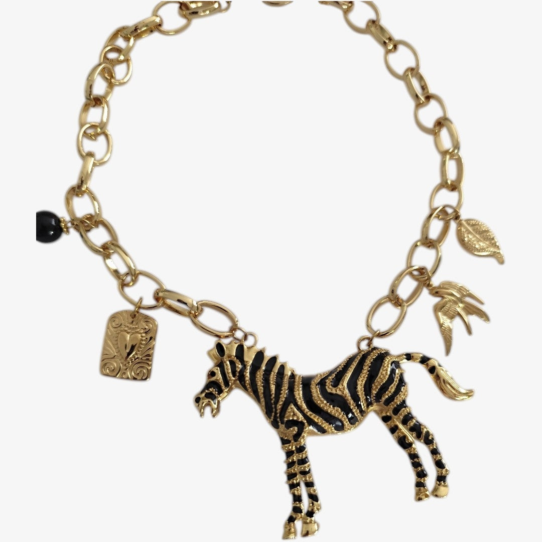 Colar Zebra Sauvage
