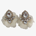 Brincos Flor Crystal