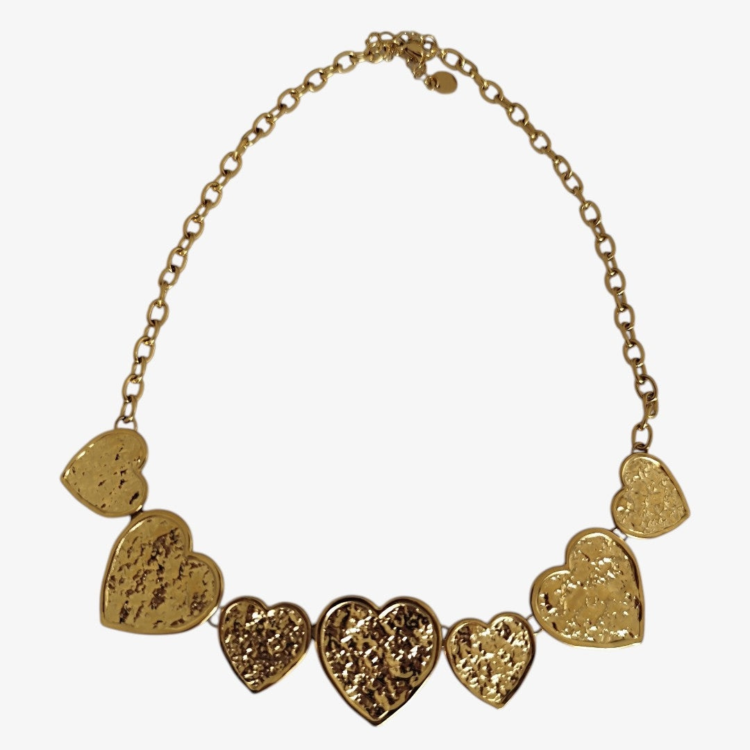 Colar Golden Hearts