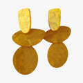 Brincos Ísis Dourado Mel