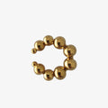 Ear Cuff Esferas Douradas