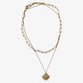 Colar Sol Dourado