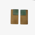 Brincos Geometria Chic Menta