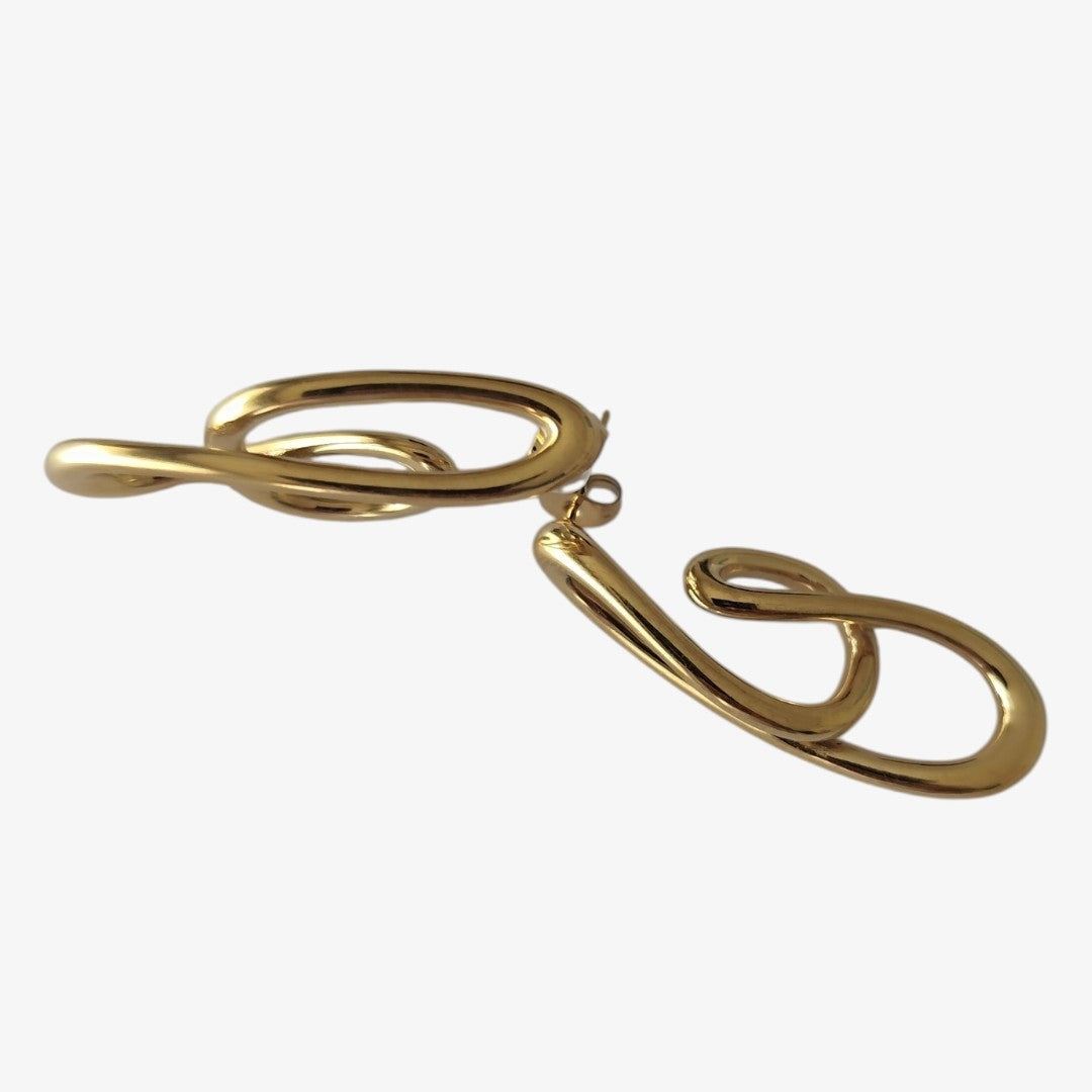 Brincos Infinito Dourado