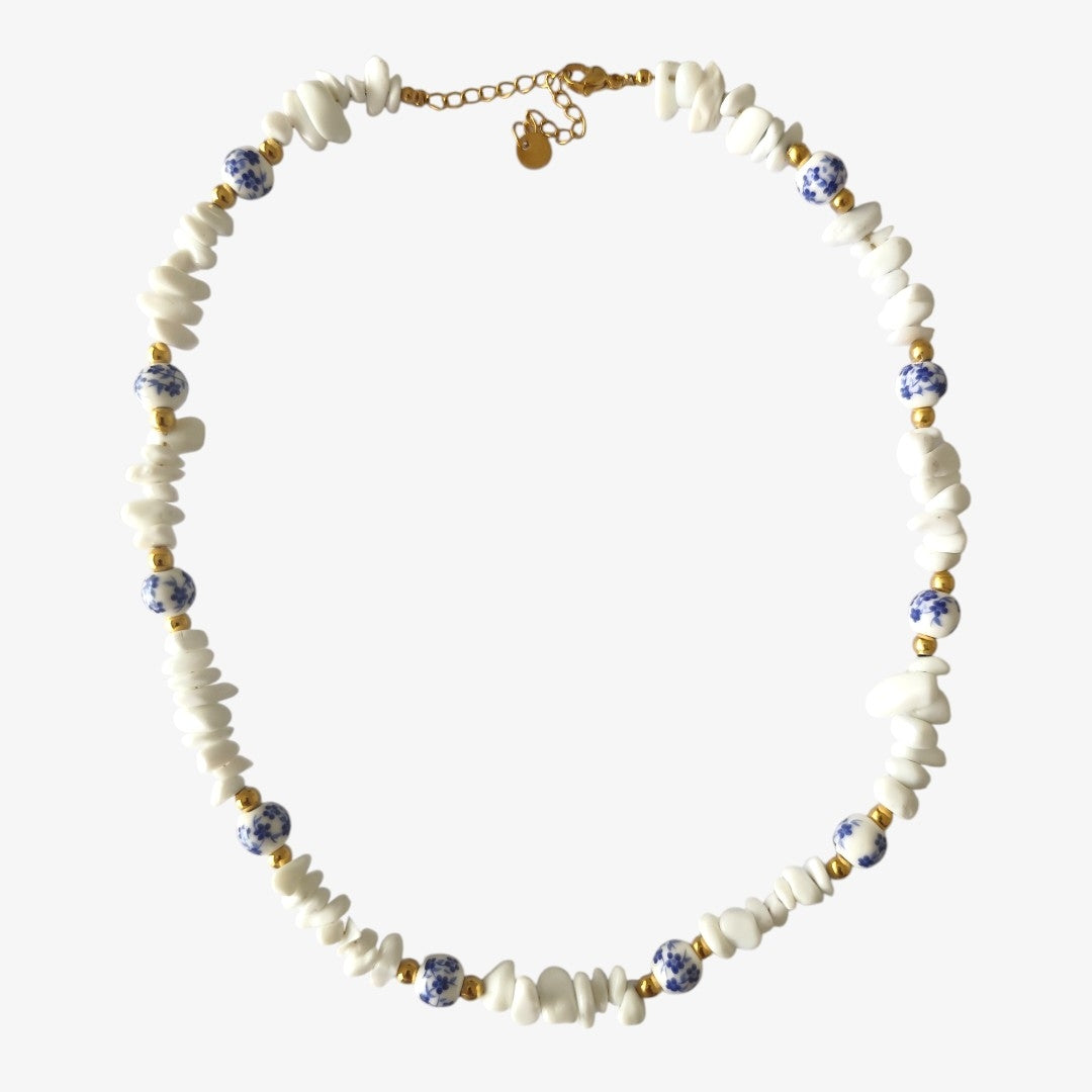 Colar Azulejo Branco
