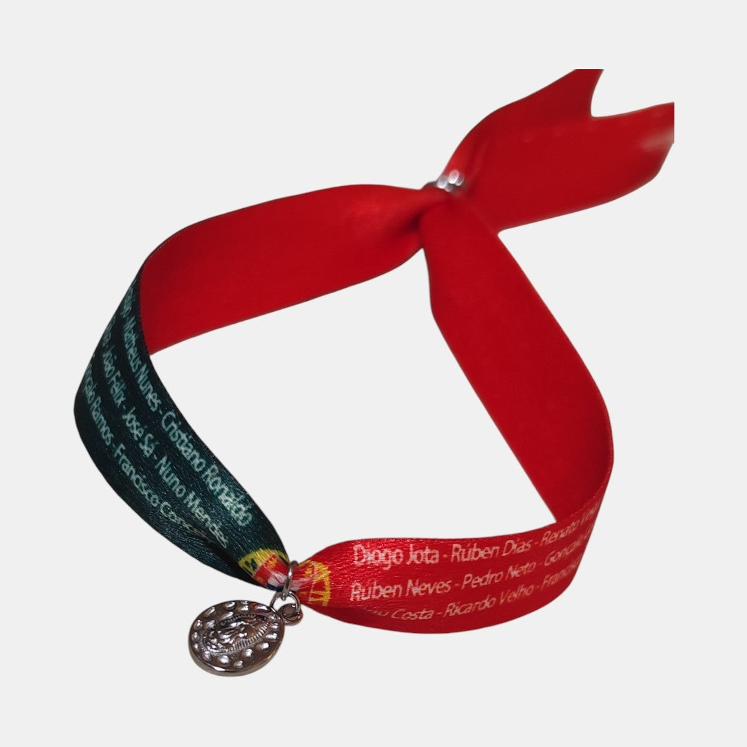 Pulseira Portugal com Medalha Nossa Senhora de Fátima