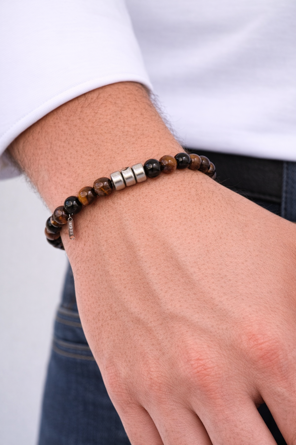 Pulseira Masculina Brown Beads