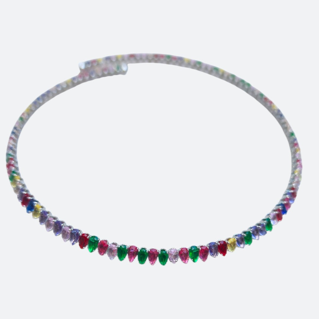 Choker Rainbow Drops