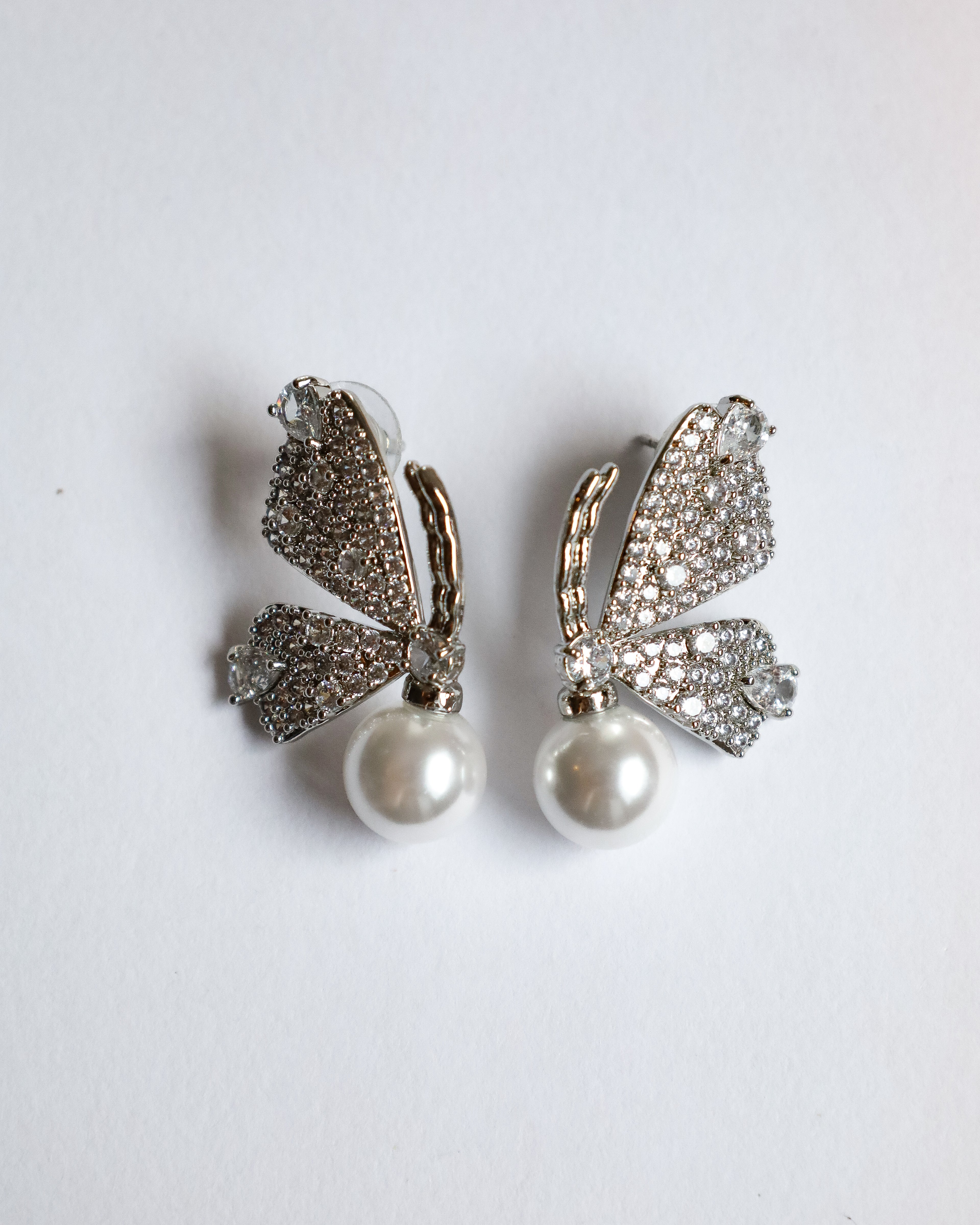 Brincos Butterfly Pearl