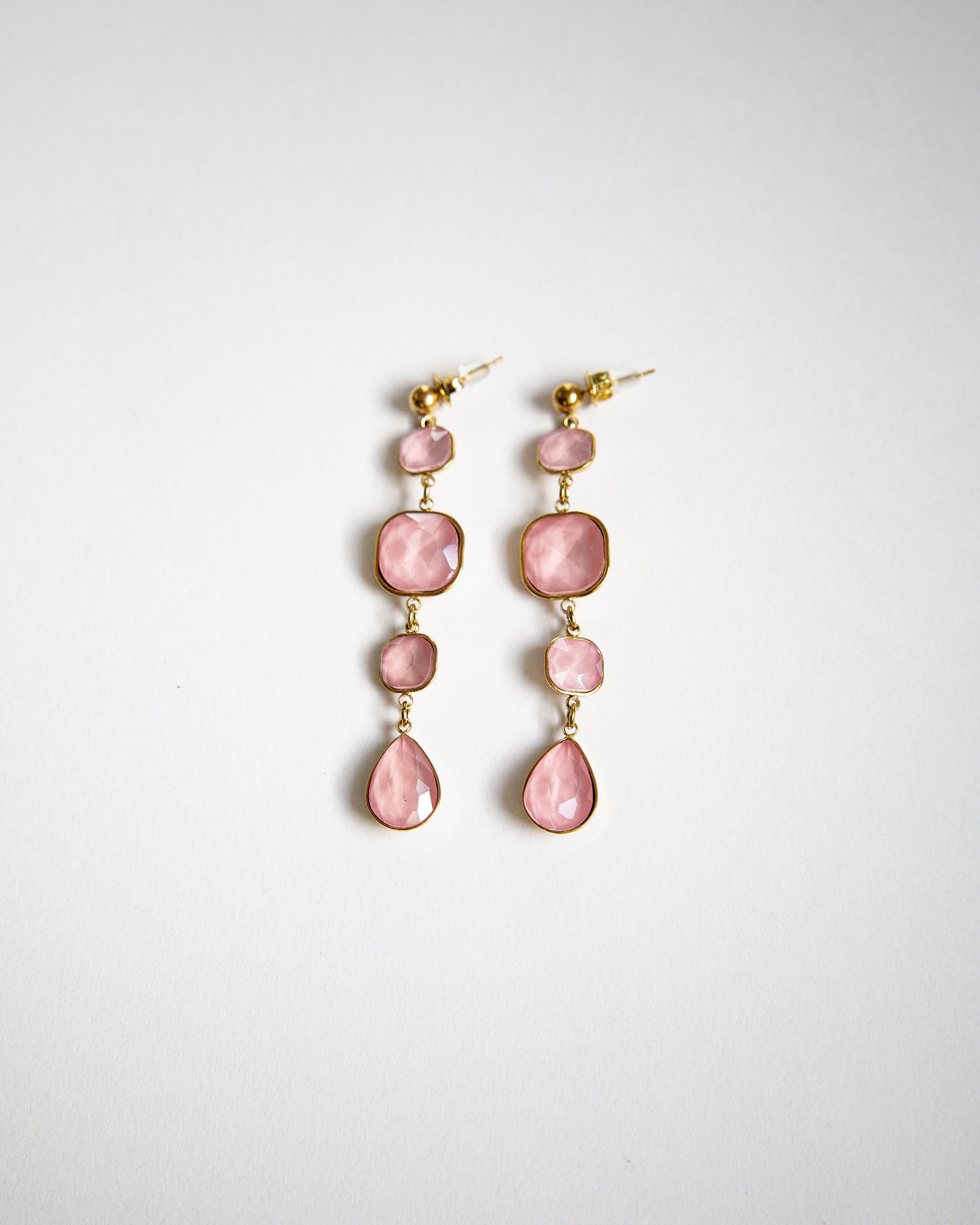 Brincos Rosé Elegance