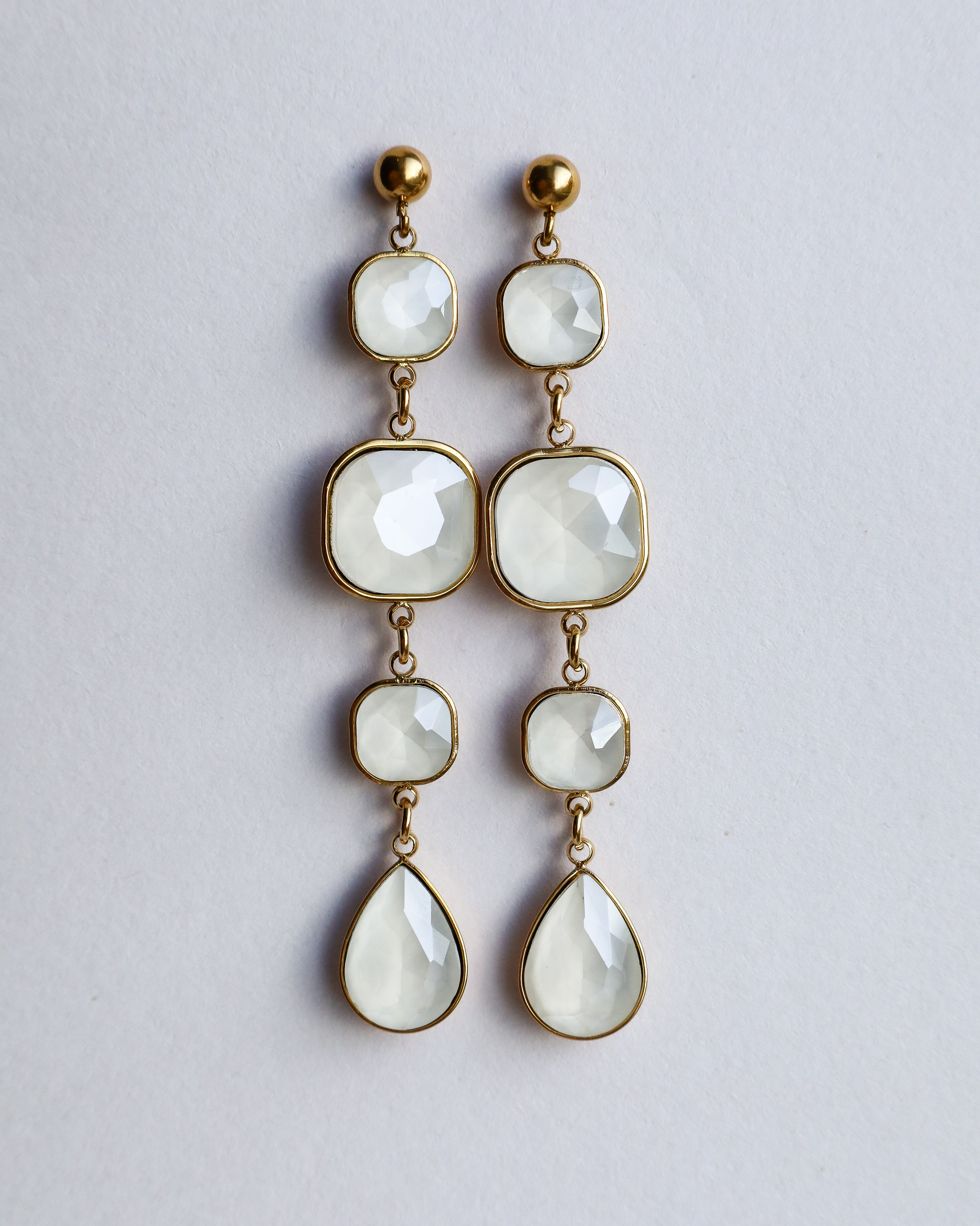 Brincos Ivory Elegance