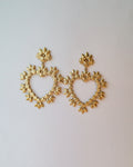 Brincos Coração Rosé Dourado