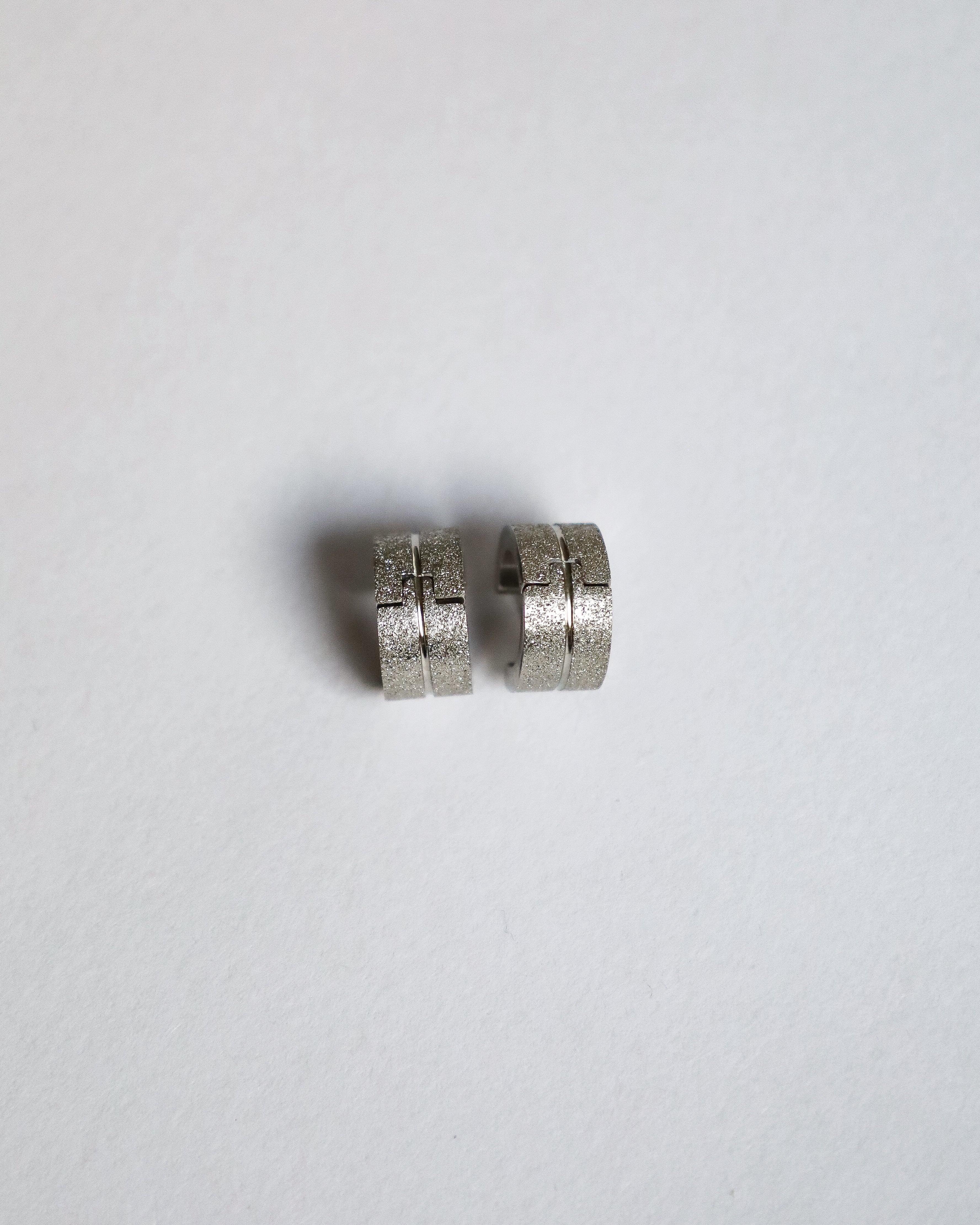 Argolas Carlota Silver Touch