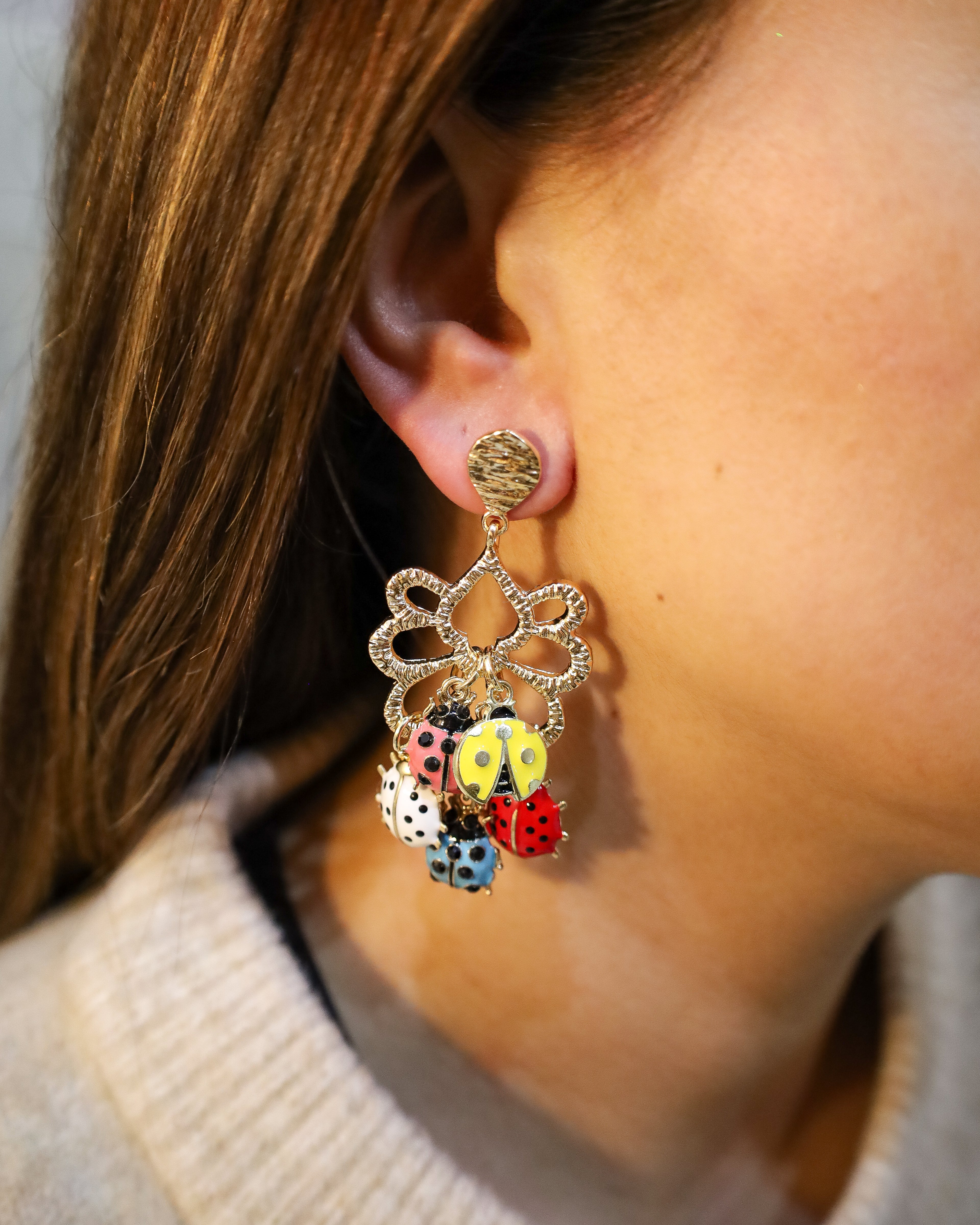 Brincos Carlota Joaninhas da Sorte