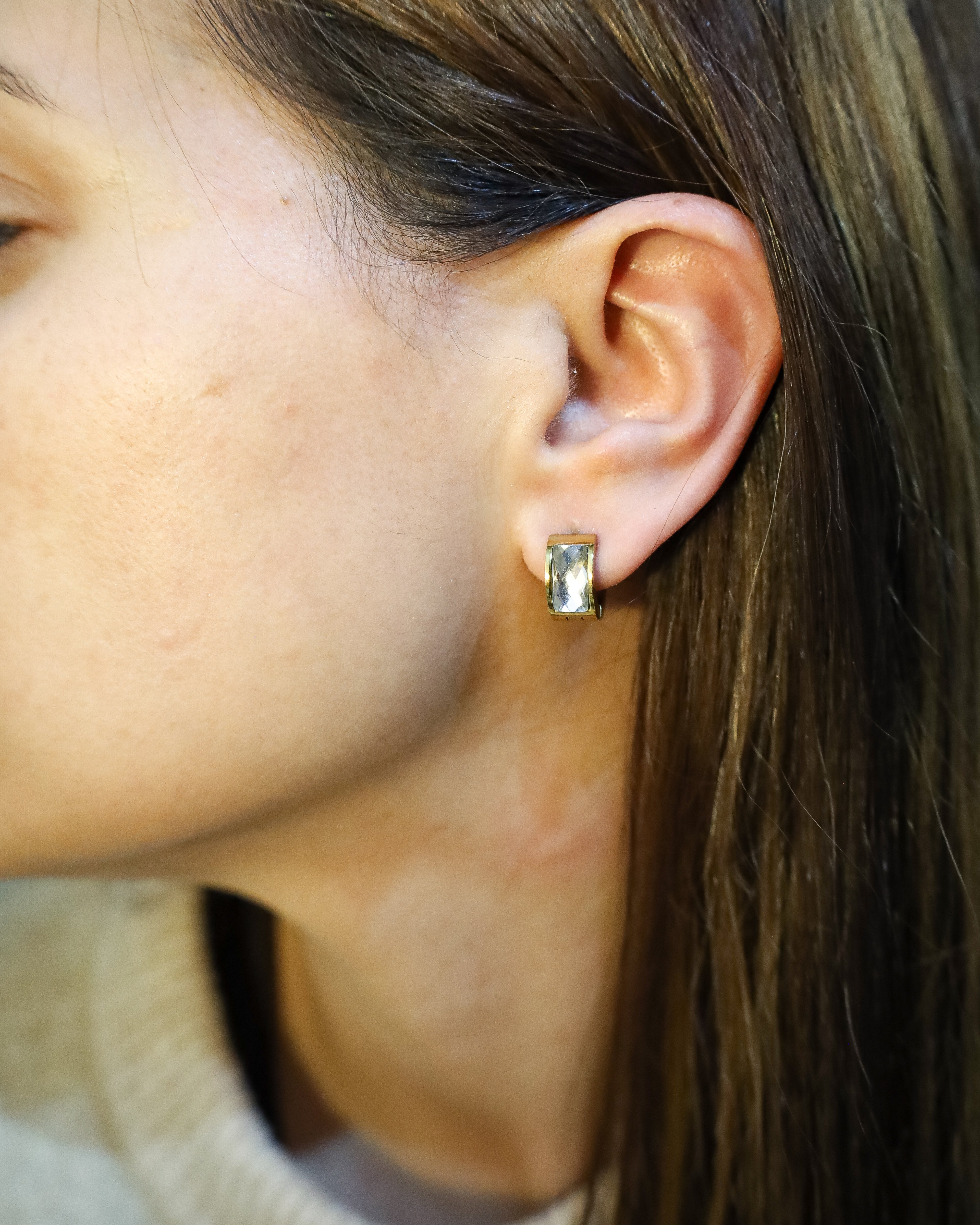 Argolas Carlota Crystal Chic