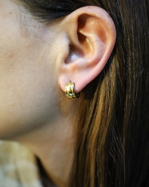 Argolas Clássica Dourada