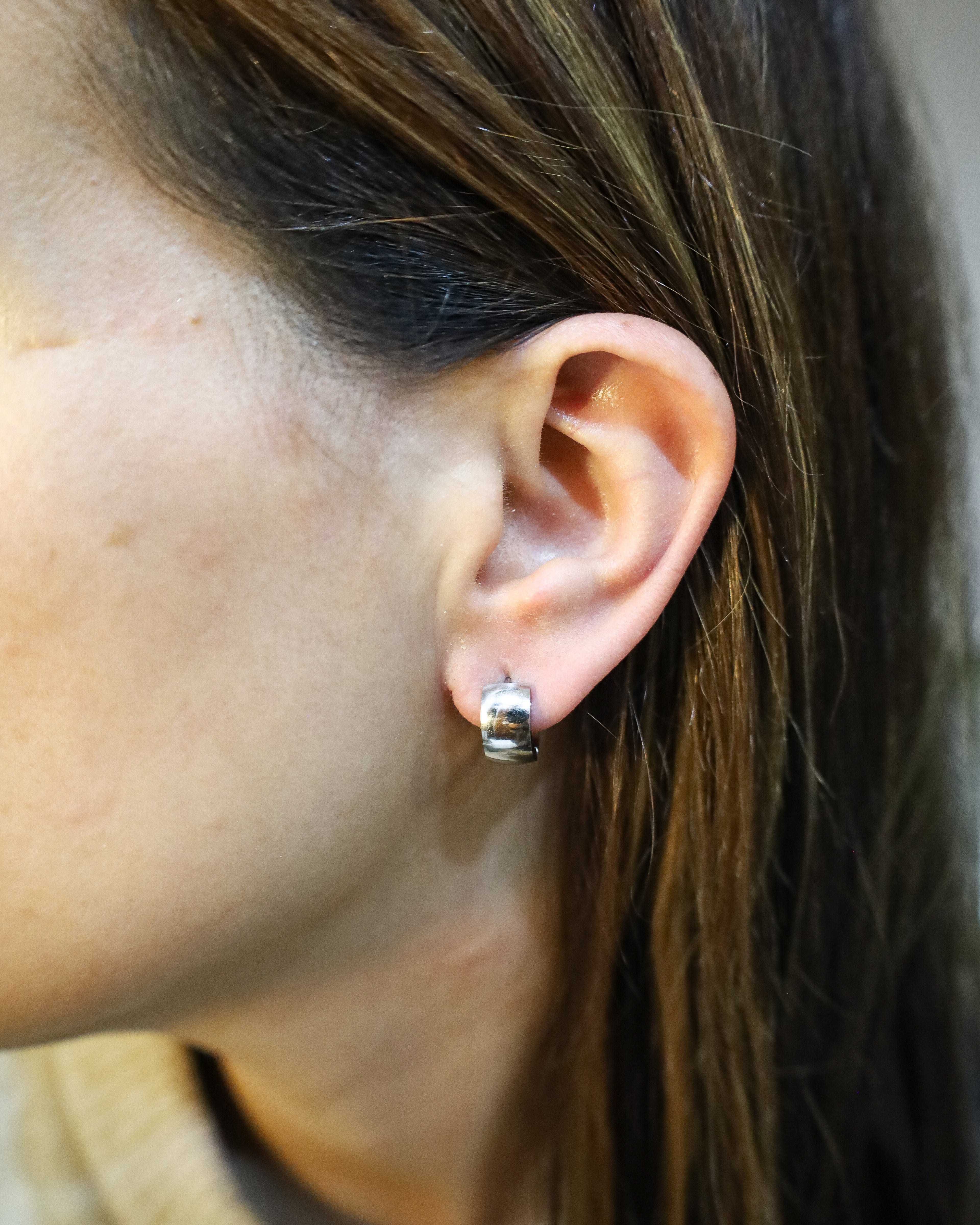 Argolas Essenciais Prateadas