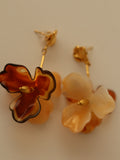 Brincos Flor Âmbar