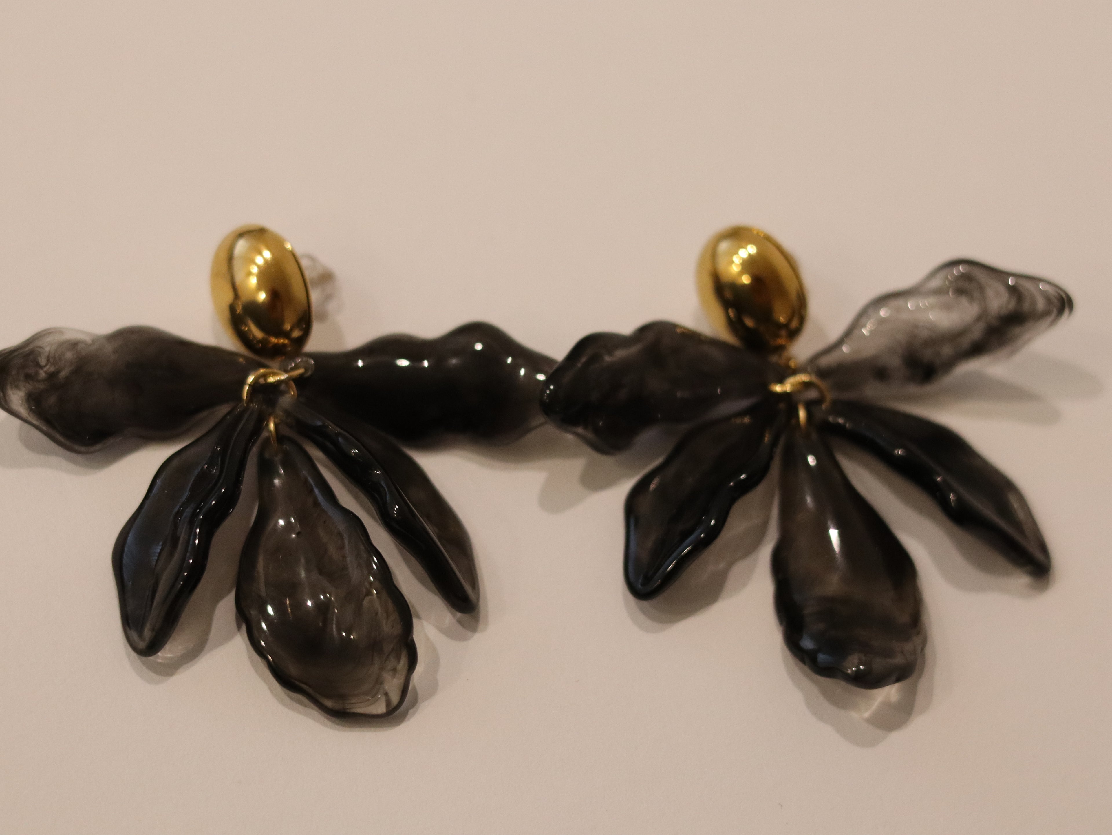 Brincos Pétalas Noite