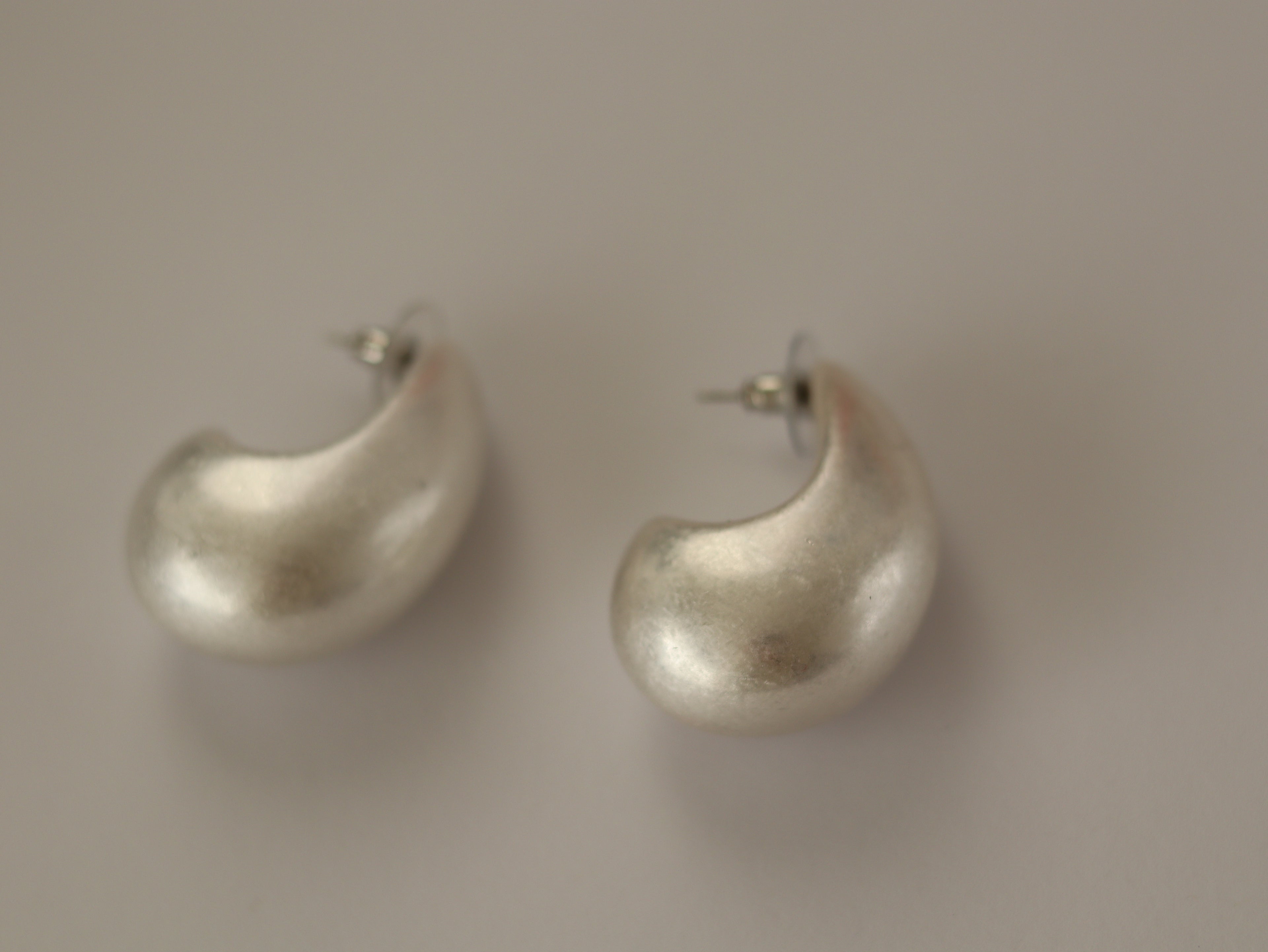 Brincos Gota Prateada