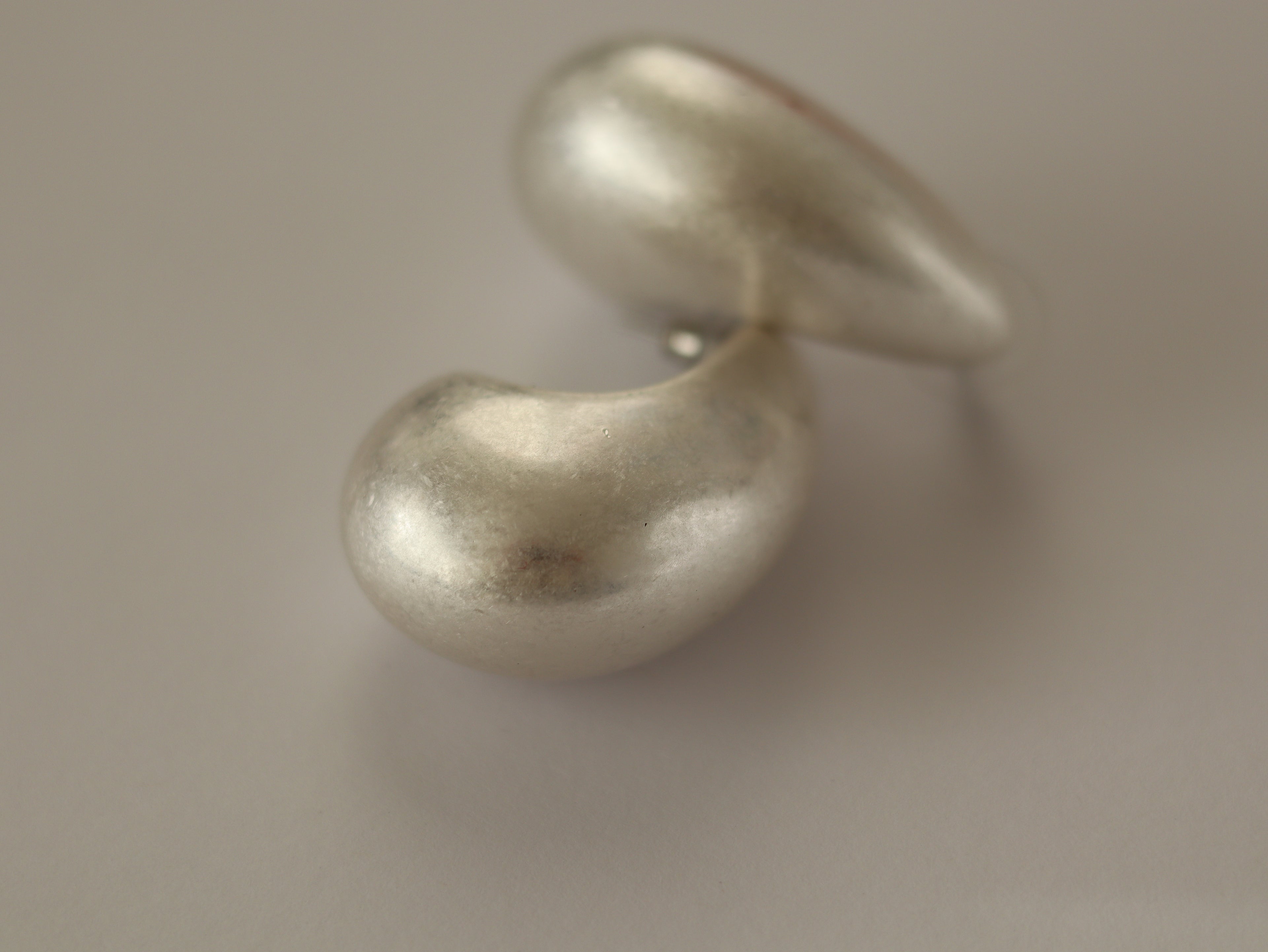 Brincos Gota Prateada