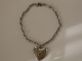 Colar Coração Prateado