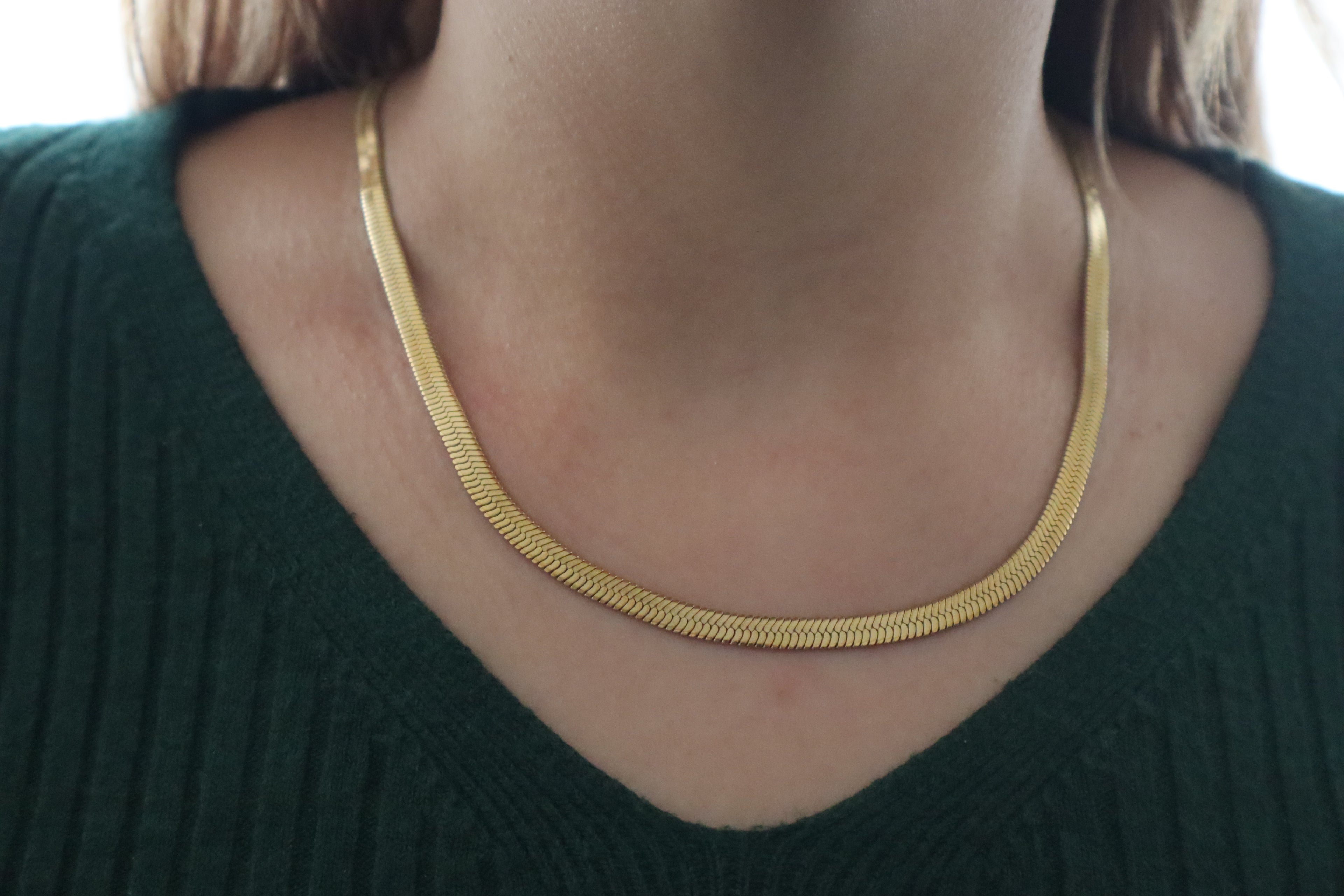 Colar Malha Dourada Essência