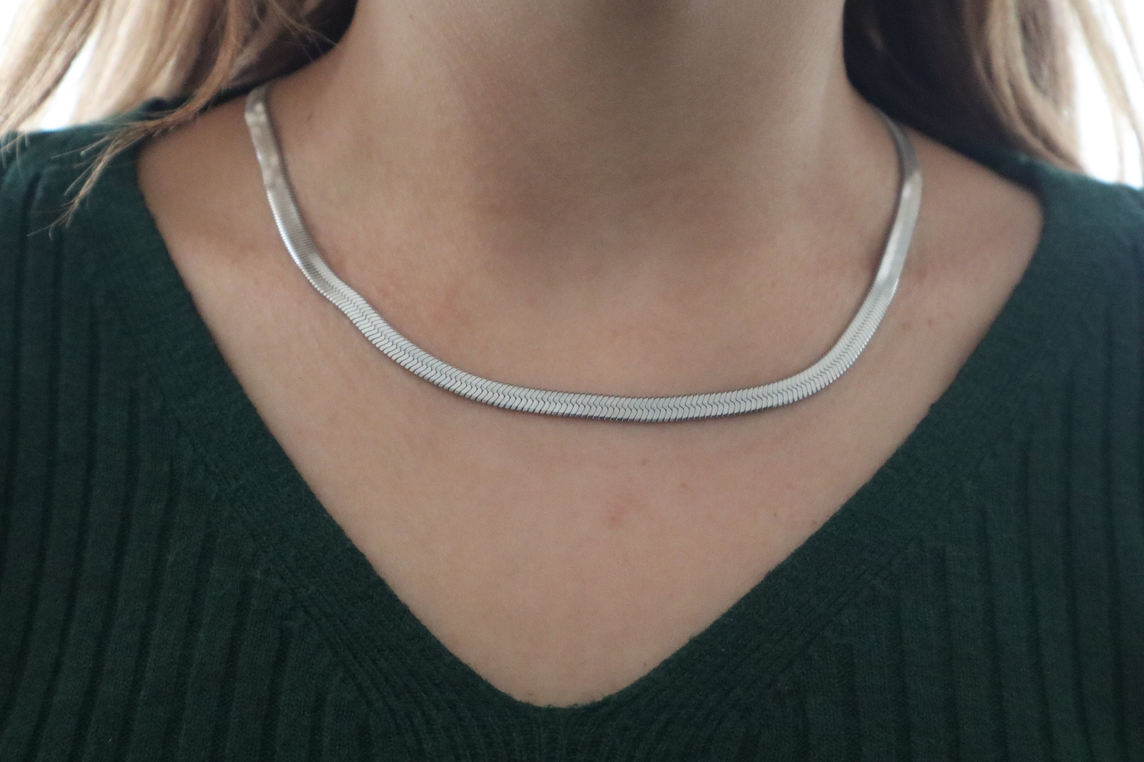 Colar Malha Prateada Essência