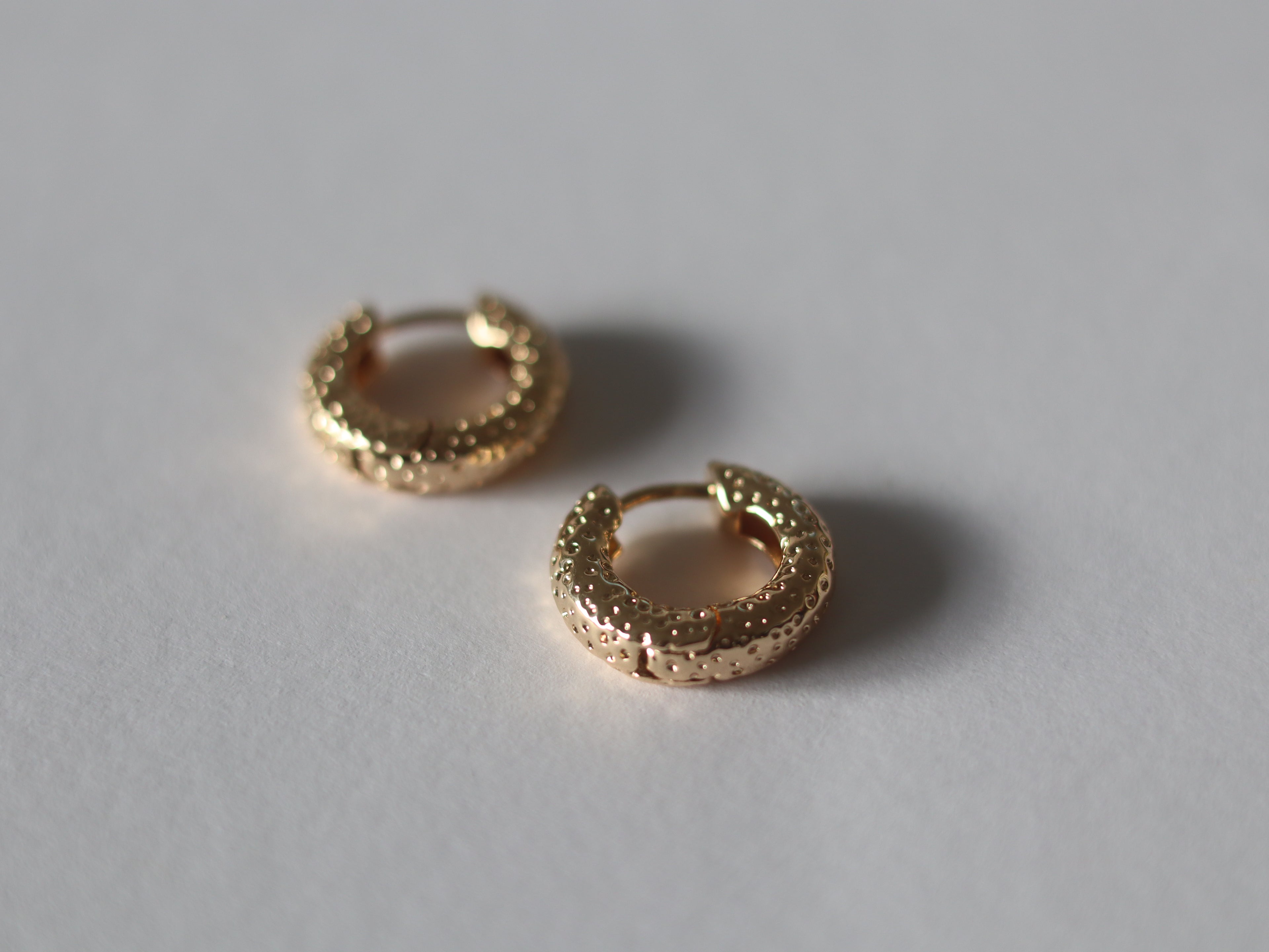 Argolas Dourada Textura