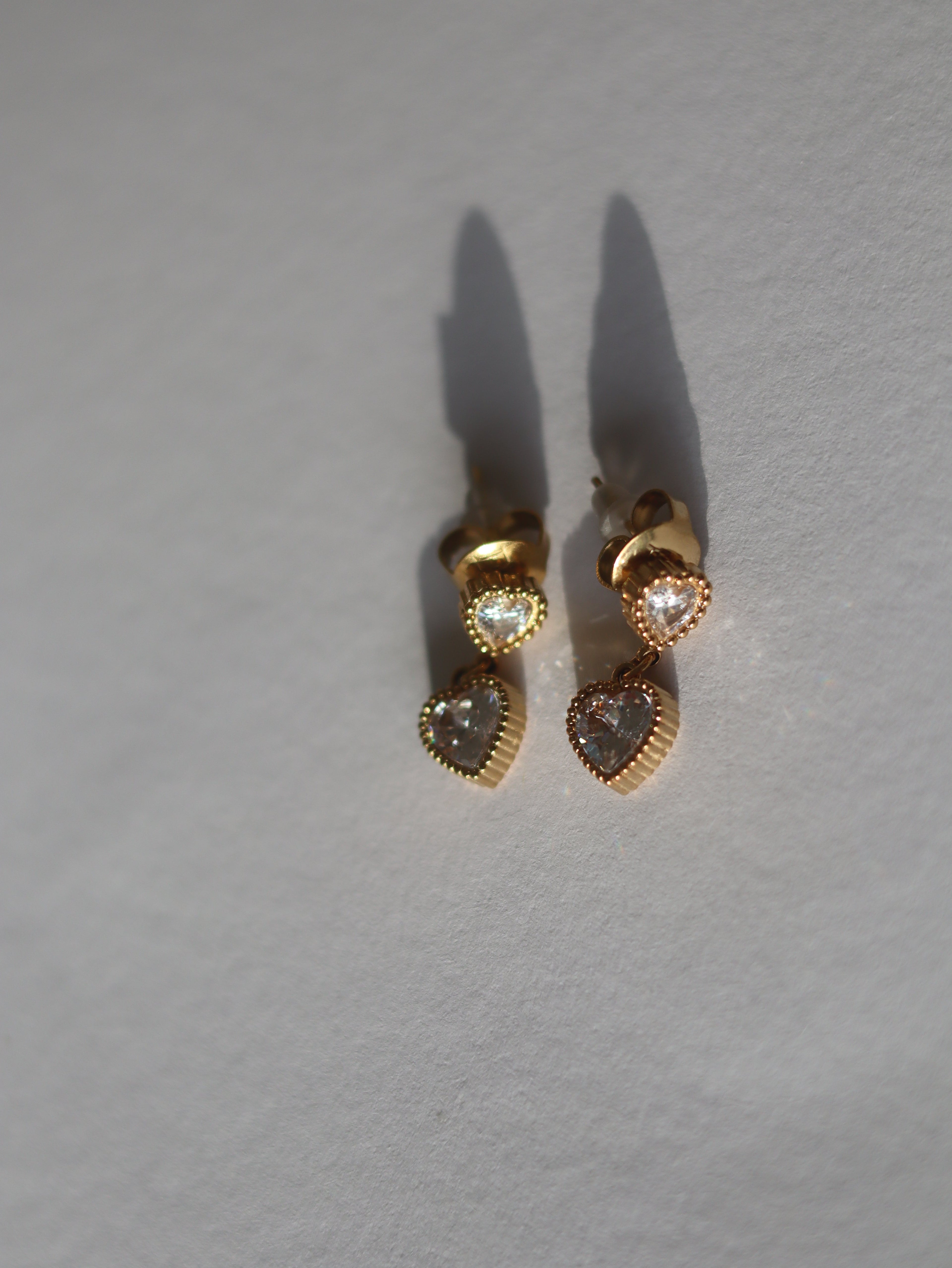 Brincos Coração Lumina