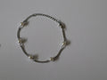 Pulseira Pérolas Prateadas